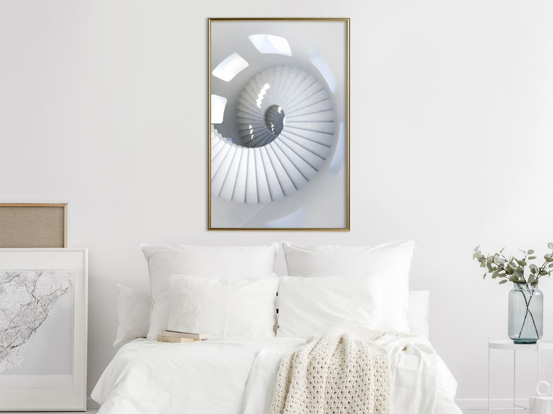 

Plakat - Spiralne schody (rozmiar 30x45, wykończenie Rama złota)