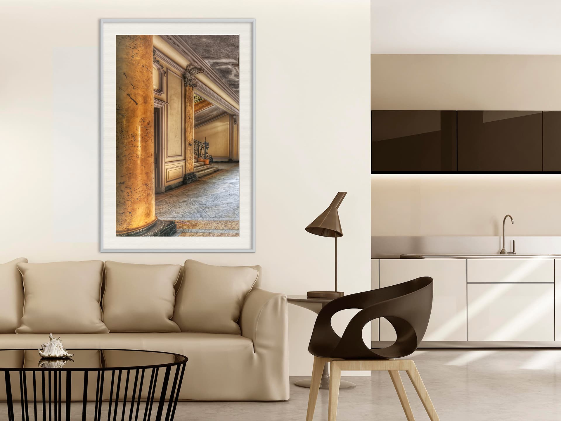 

Plakat - Foyer (rozmiar 40x60, wykończenie Rama biała z passe-partout)
