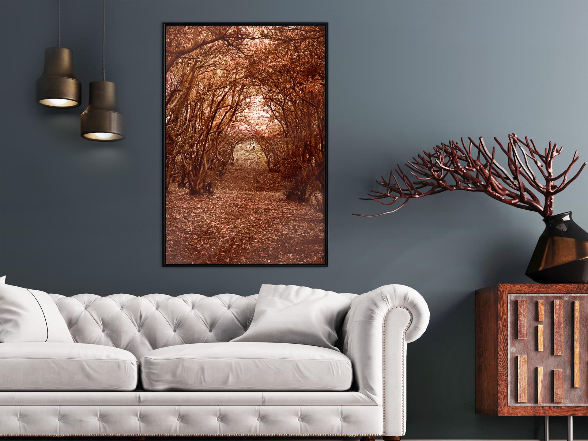 

Plakat - Zaciszna ścieżka (rozmiar 20x30, wykończenie Rama czarna)