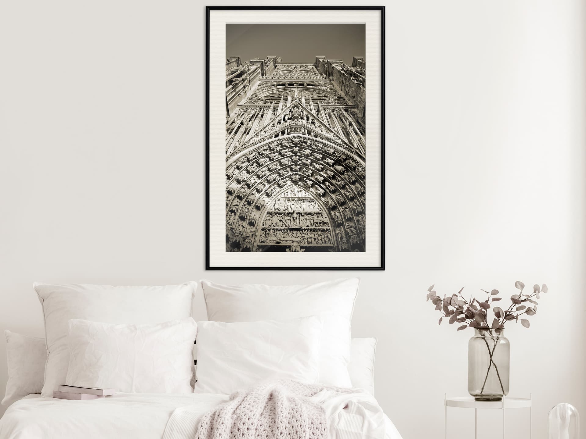 

Plakat - Zabytek Paryża (rozmiar 30x45, wykończenie Rama czarna z passe-partout)
