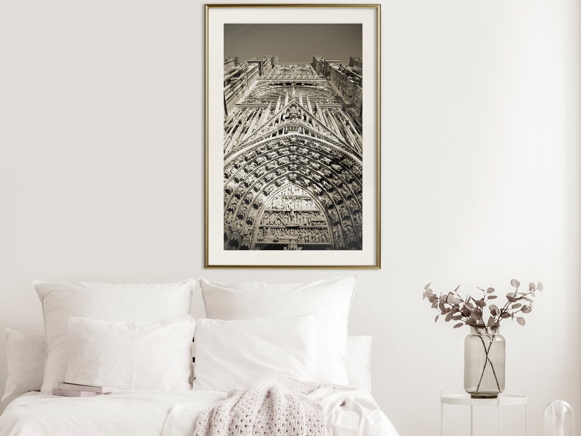 

Plakat - Zabytek Paryża (rozmiar 40x60, wykończenie Rama złota z passe-partout)
