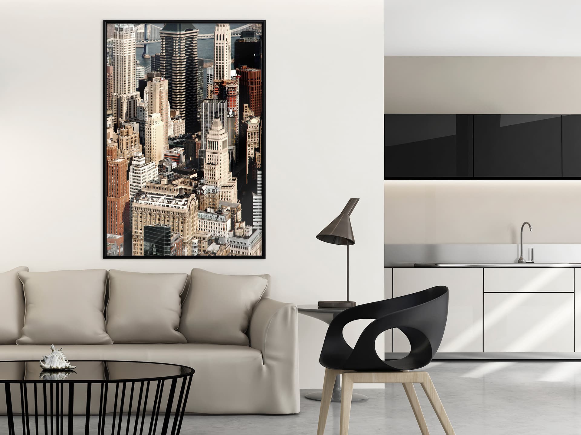 

Plakat - Wielkomiejskie życie (rozmiar 20x30, wykończenie Rama czarna)