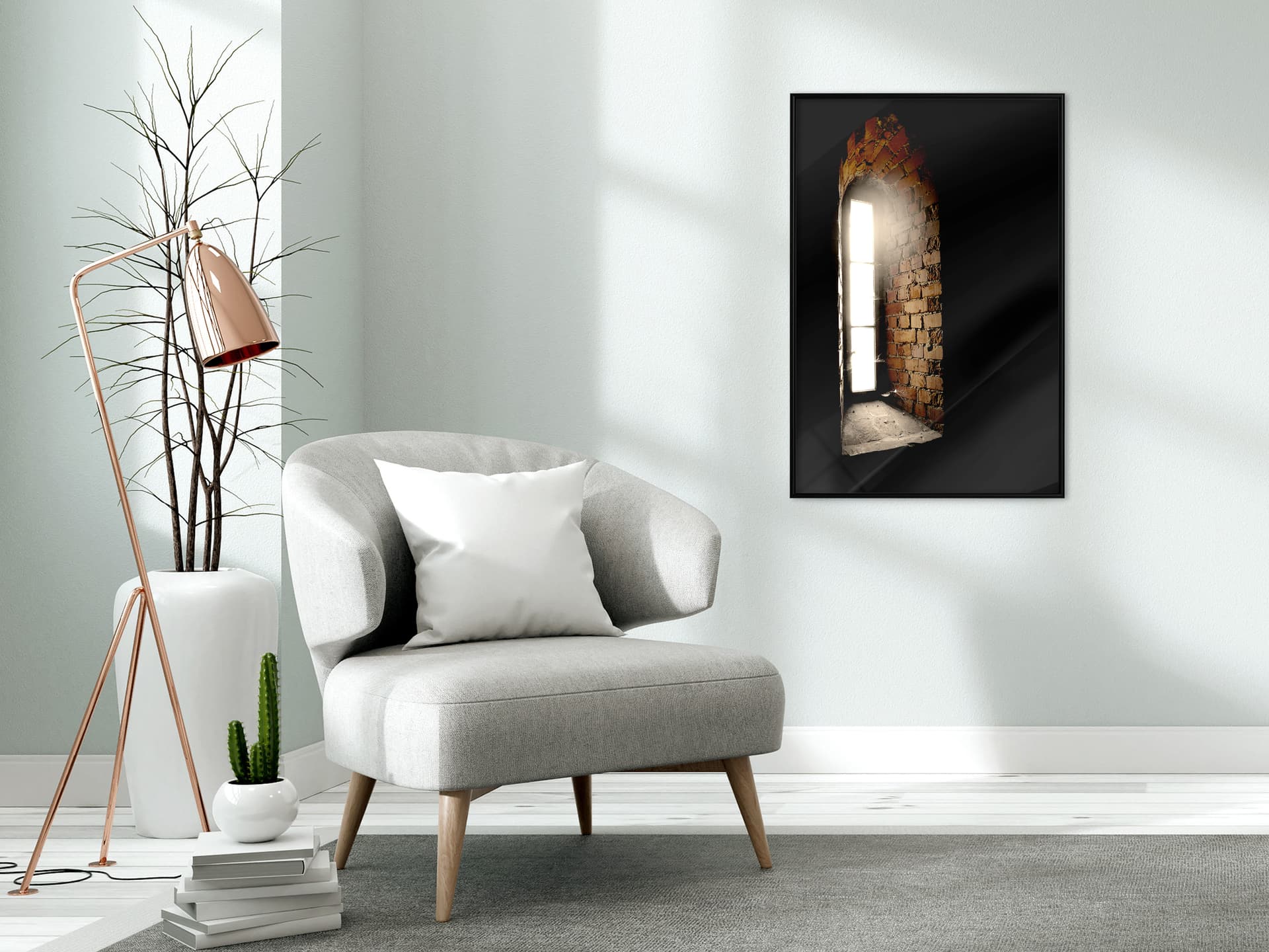 

Plakat - Okno na świat (rozmiar 30x45, wykończenie Rama czarna)