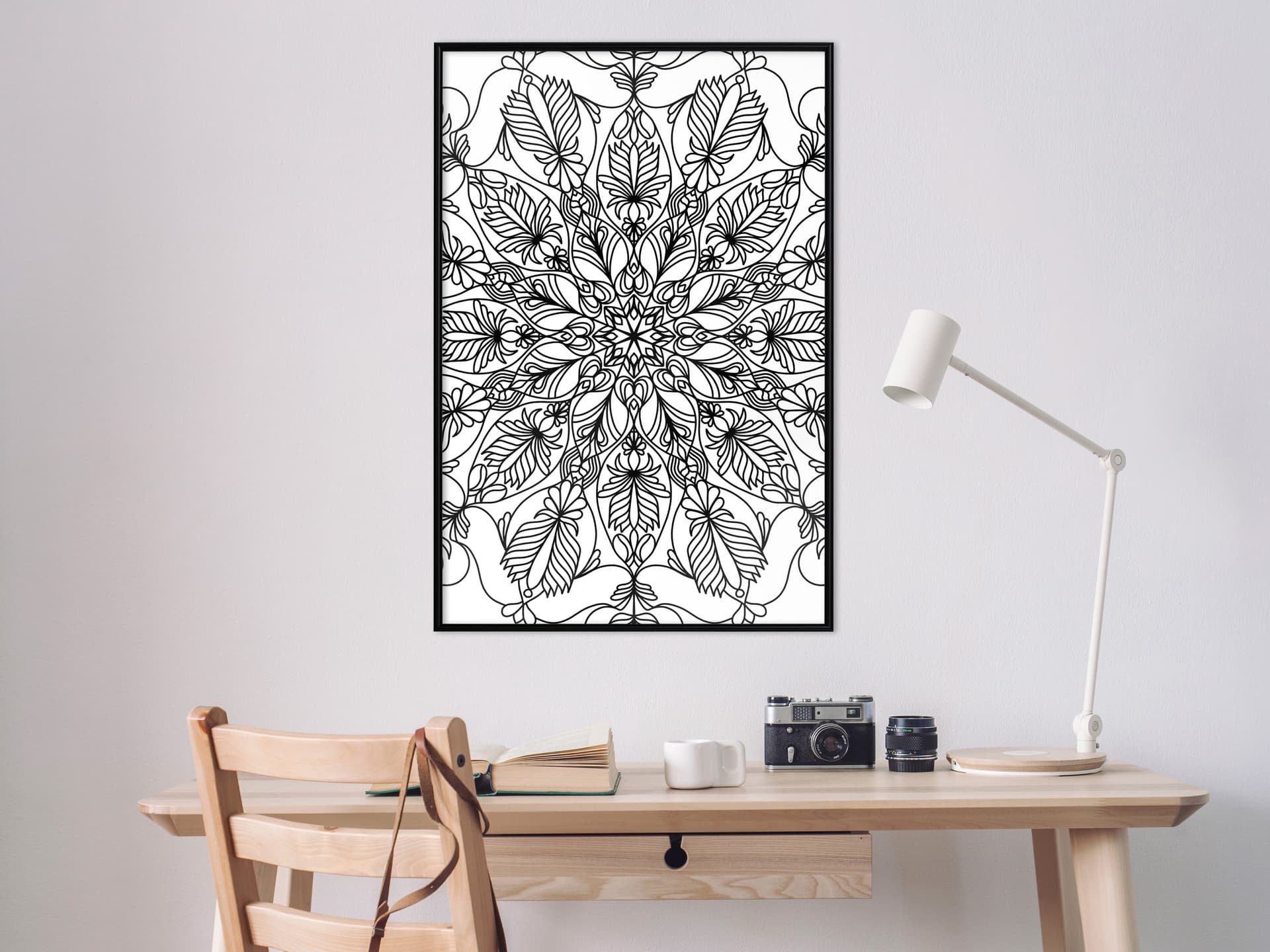 

Plakat - Pokoloruj swoją mandalę I (rozmiar 20x30, wykończenie Rama czarna)