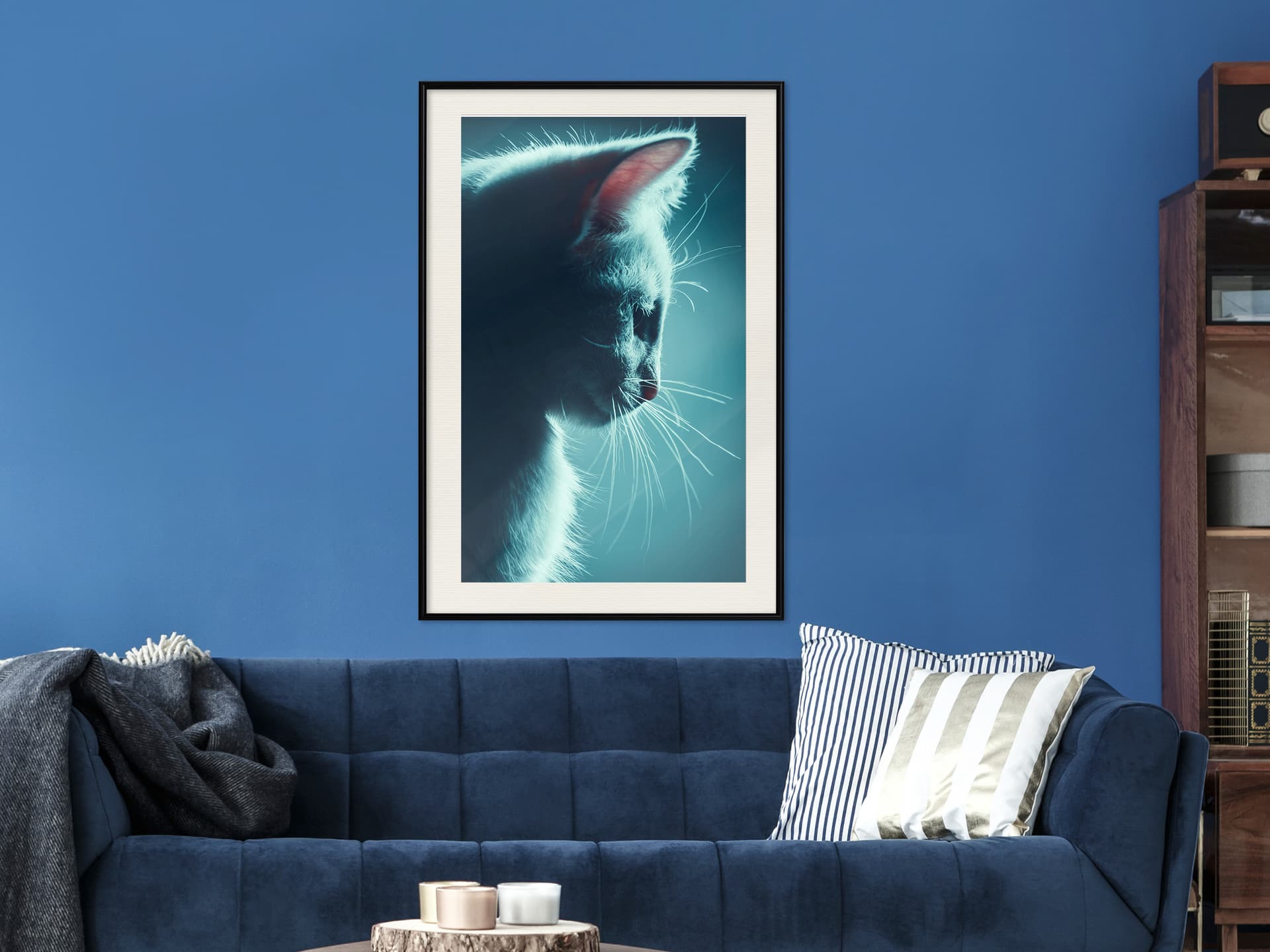 

Plakat - Rozkoszny futrzak (rozmiar 20x30, wykończenie Rama czarna z passe-partout)