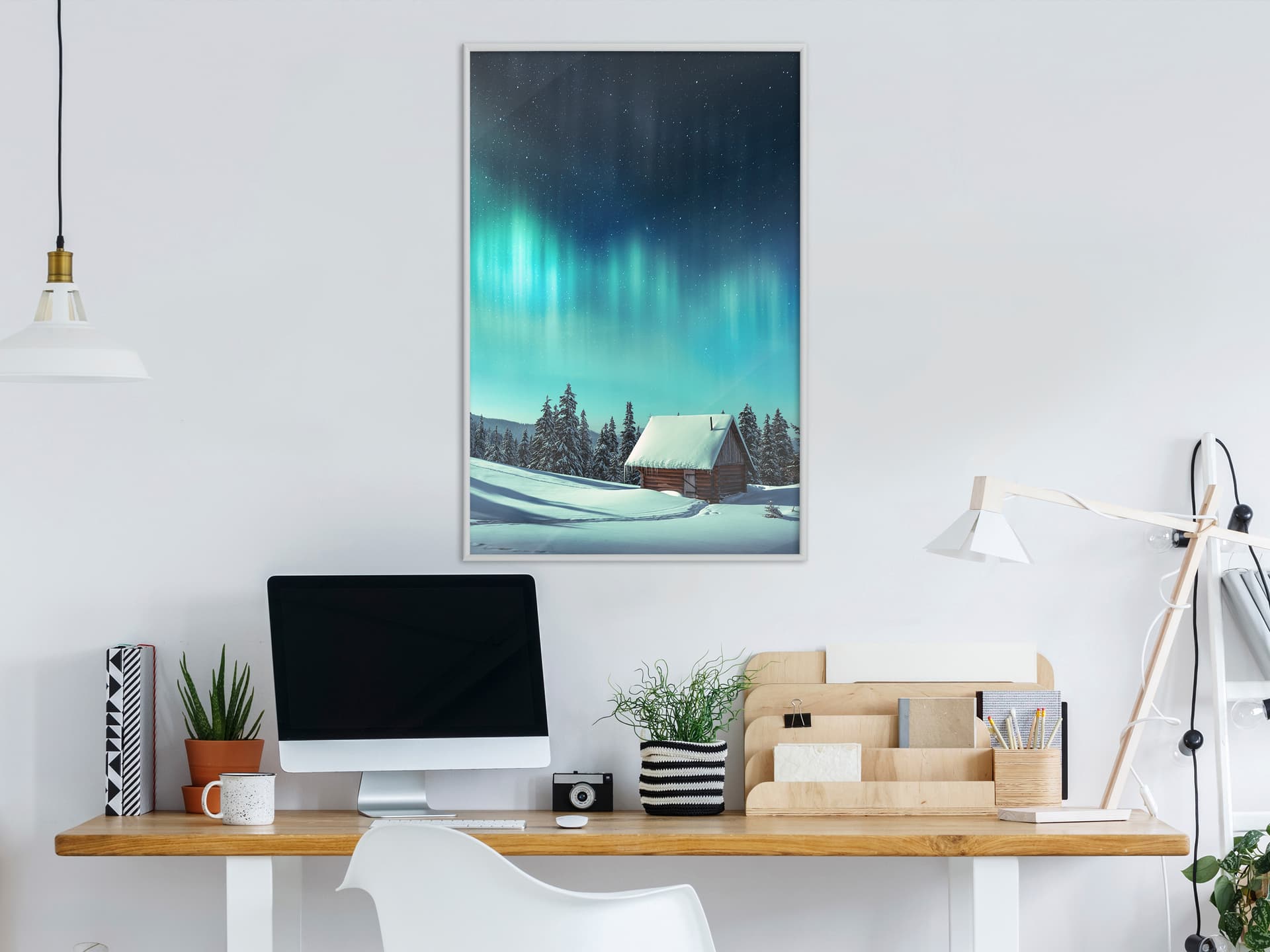 

Plakat - Wieczór na Islandii (rozmiar 40x60, wykończenie Rama biała)