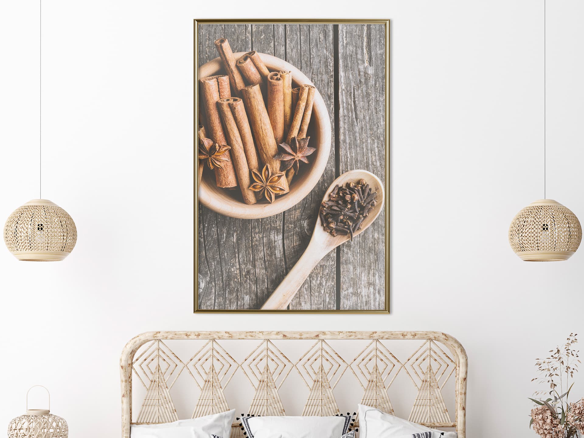 

Plakat - Niezbędne w kuchni (rozmiar 30x45, wykończenie Rama złota)