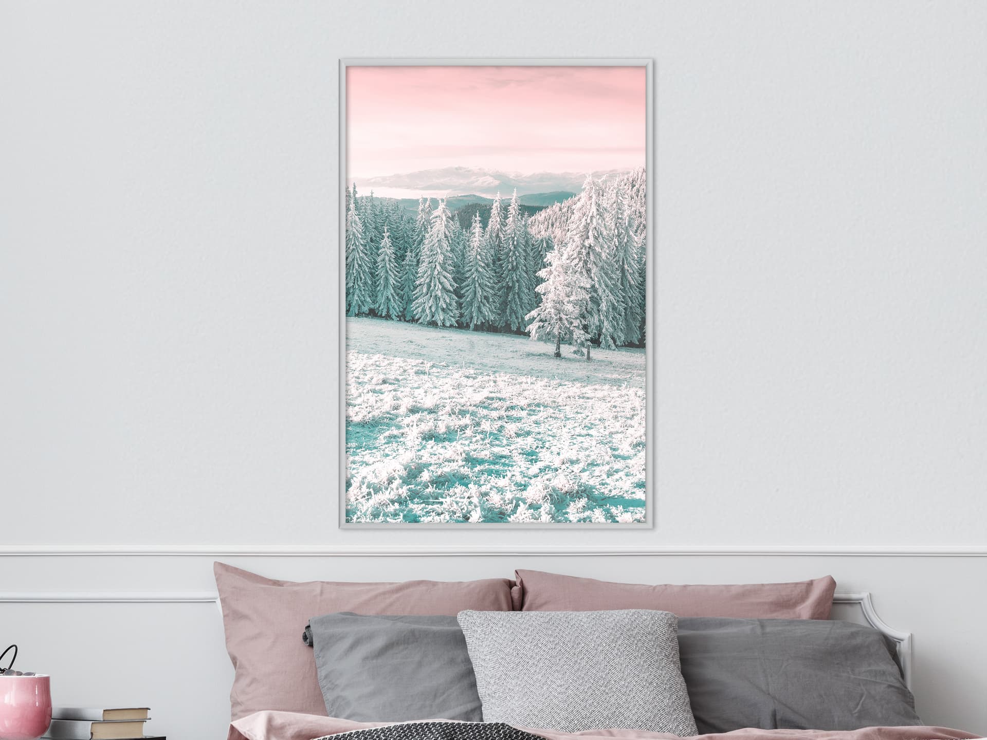 

Plakat - Mroźny krajobraz (rozmiar 40x60, wykończenie Rama biała)
