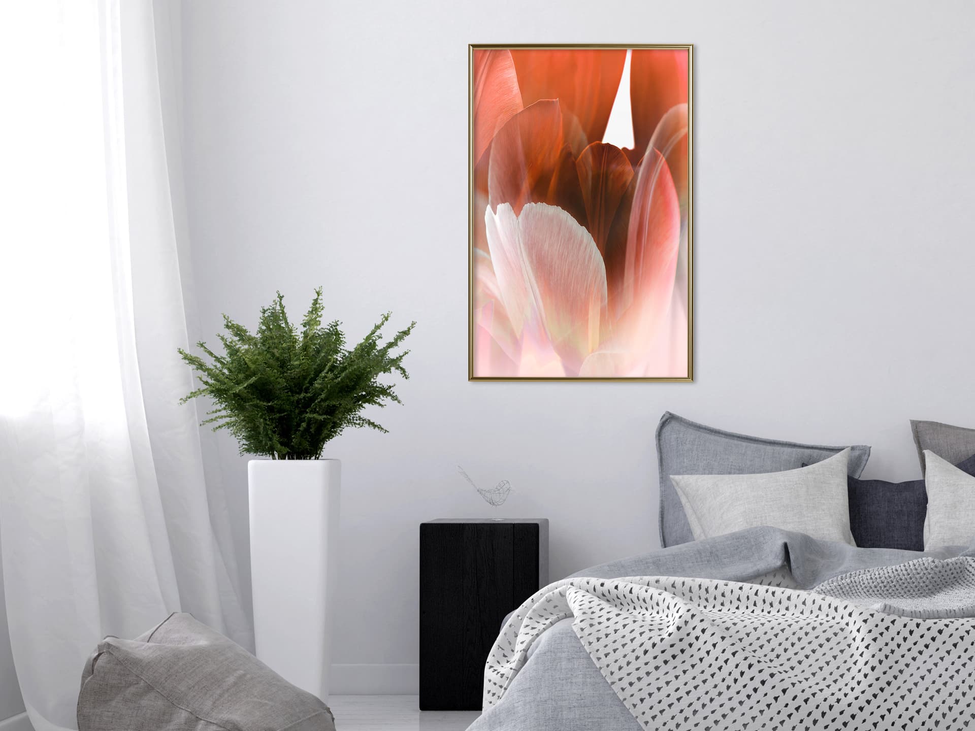 

Plakat - Płatki tulipana (rozmiar 40x60, wykończenie Rama złota)