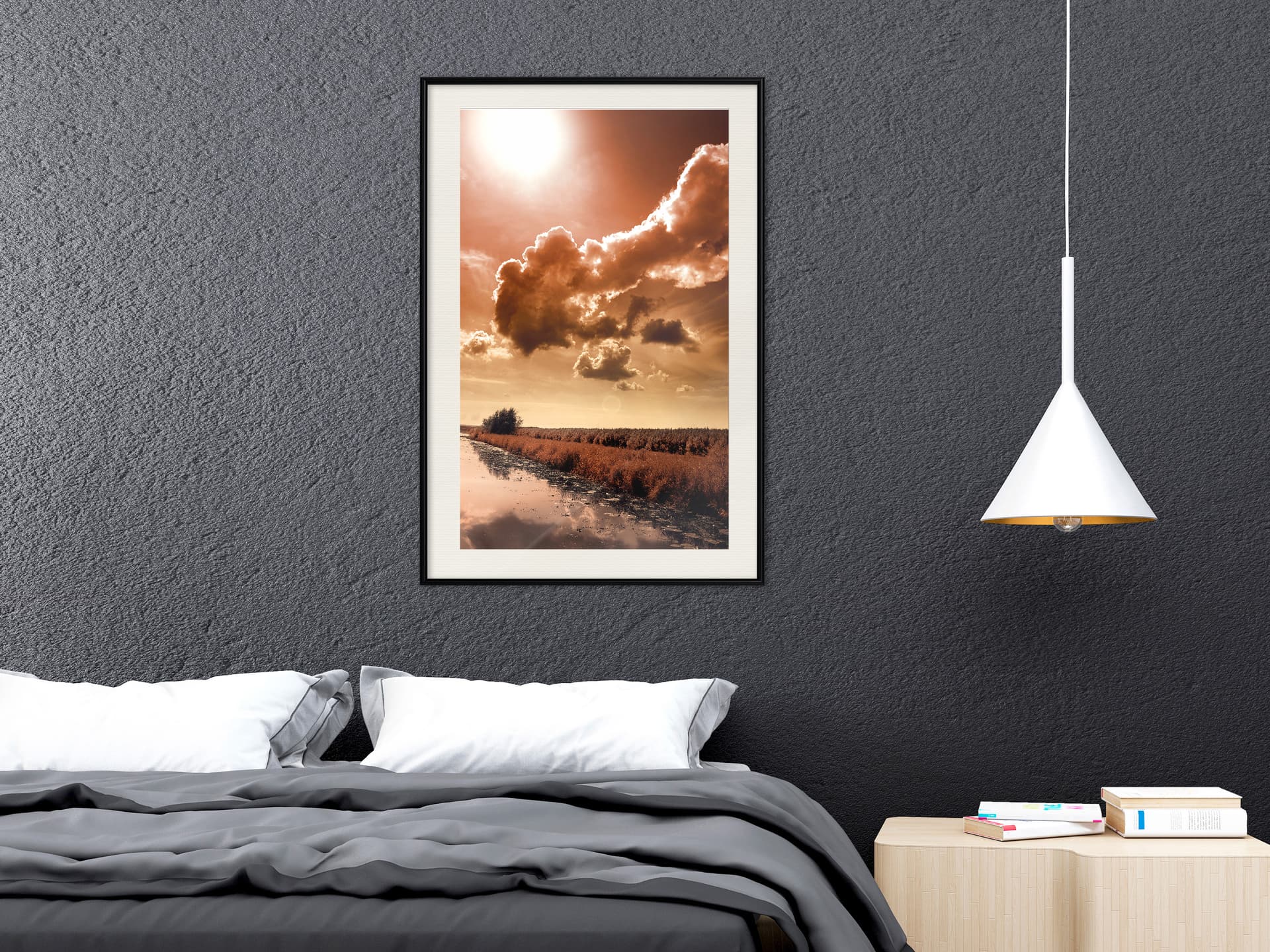 

Plakat - Wakacyjna nostalgia (rozmiar 40x60, wykończenie Rama czarna z passe-partout)