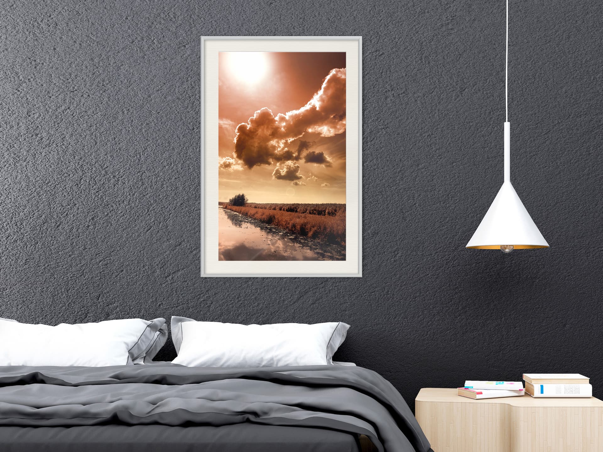 

Plakat - Wakacyjna nostalgia (rozmiar 20x30, wykończenie Rama biała z passe-partout)