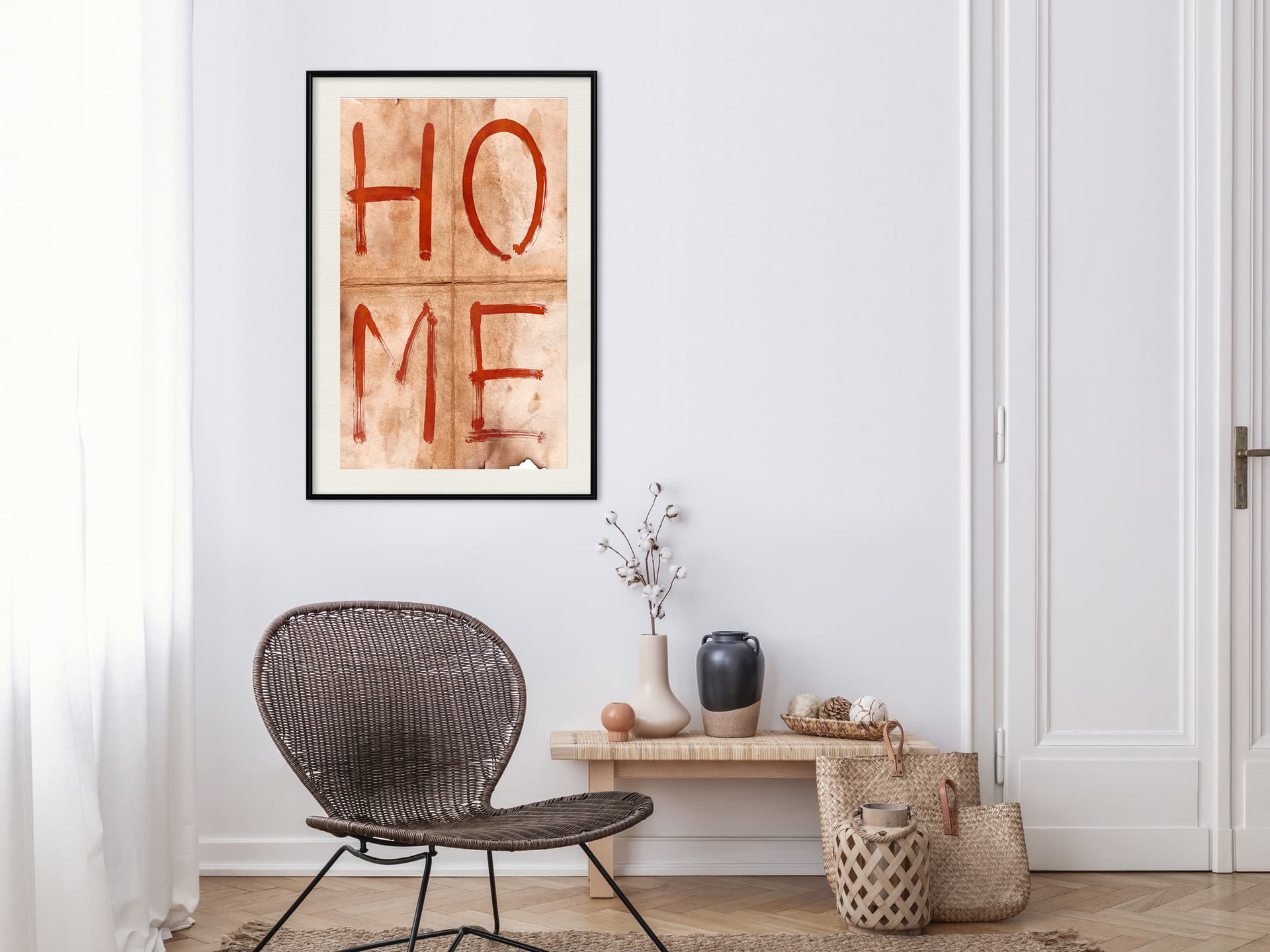 

Plakat - Każdy ma swoje miejsce (rozmiar 40x60, wykończenie Rama czarna z passe-partout)