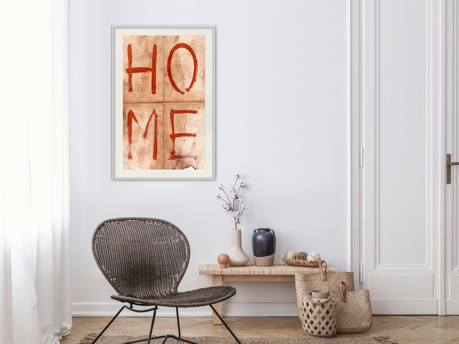 

Plakat - Każdy ma swoje miejsce (rozmiar 30x45, wykończenie Rama biała z passe-partout)