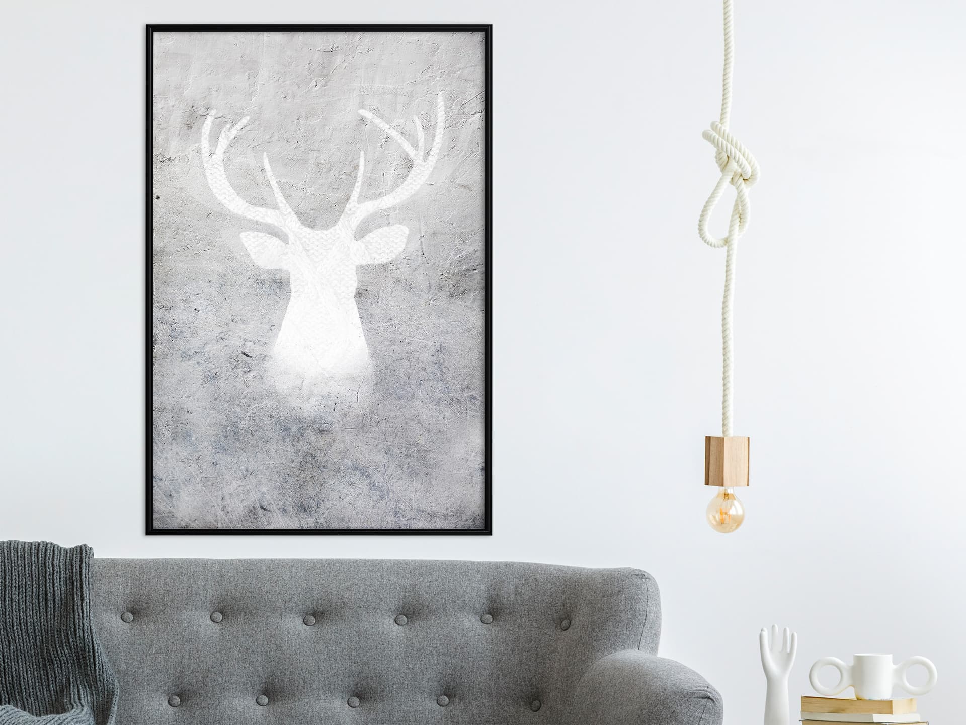 

Plakat - Biały cień (rozmiar 40x60, wykończenie Rama czarna)