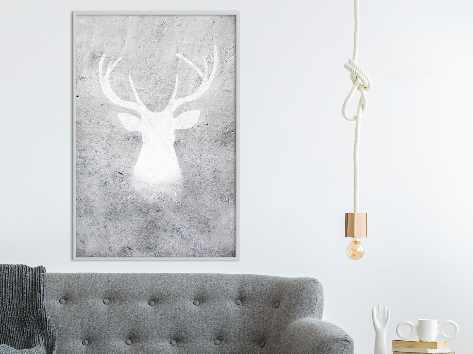 

Plakat - Biały cień (rozmiar 40x60, wykończenie Rama biała)