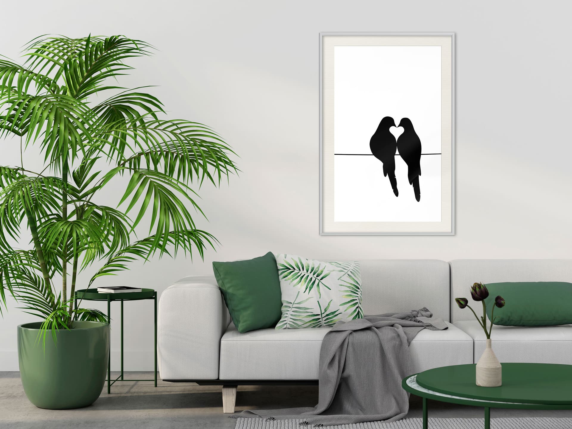 

Plakat - Zauroczenie (rozmiar 30x45, wykończenie Rama biała z passe-partout)