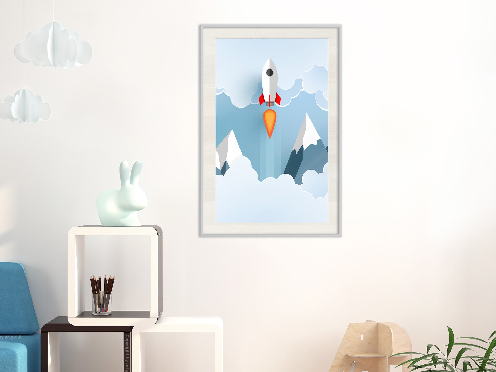

Plakat - Pa Pa Ziemio! (rozmiar 40x60, wykończenie Rama biała z passe-partout)