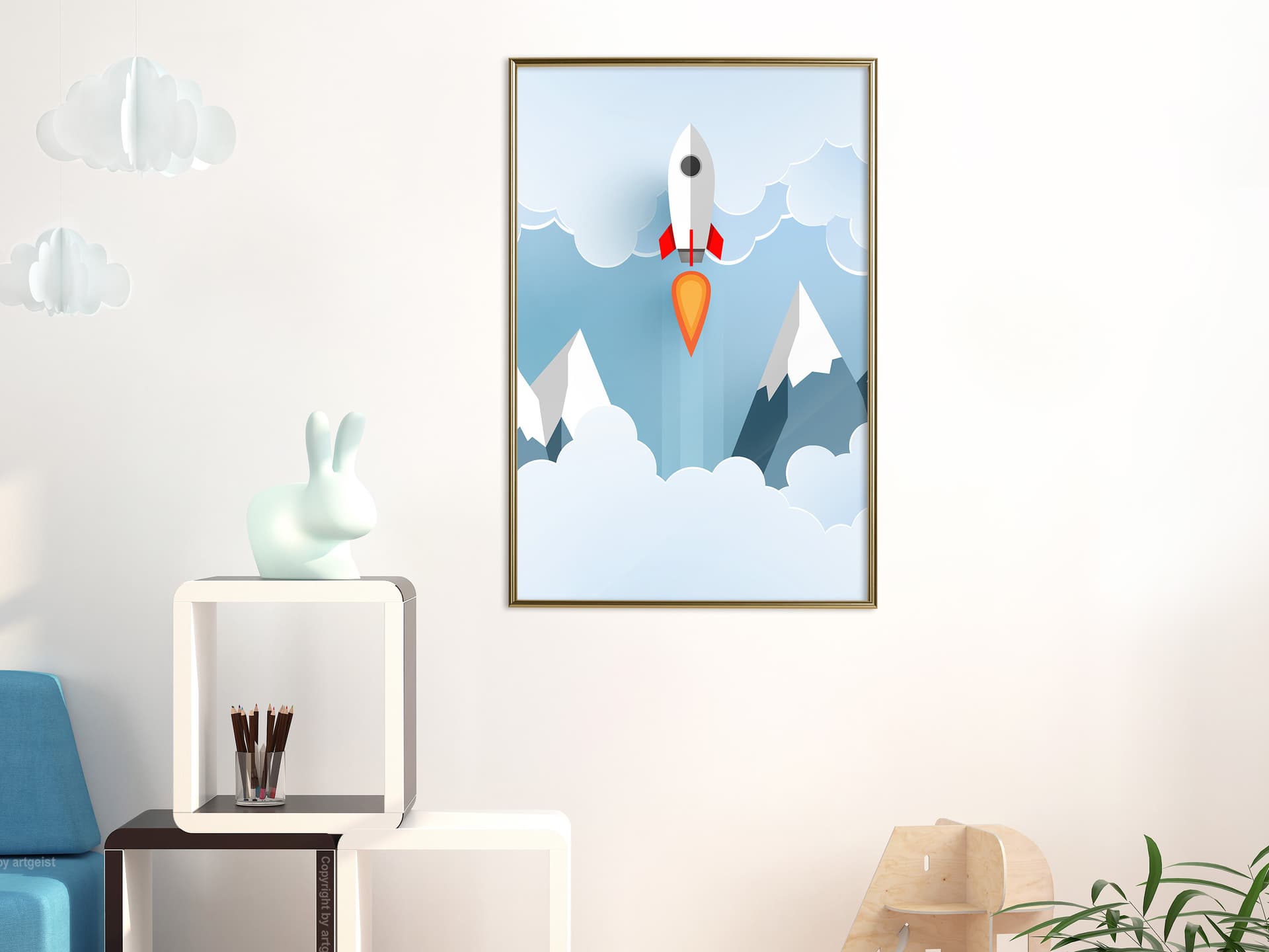 

Plakat - Pa Pa Ziemio! (rozmiar 30x45, wykończenie Rama złota)