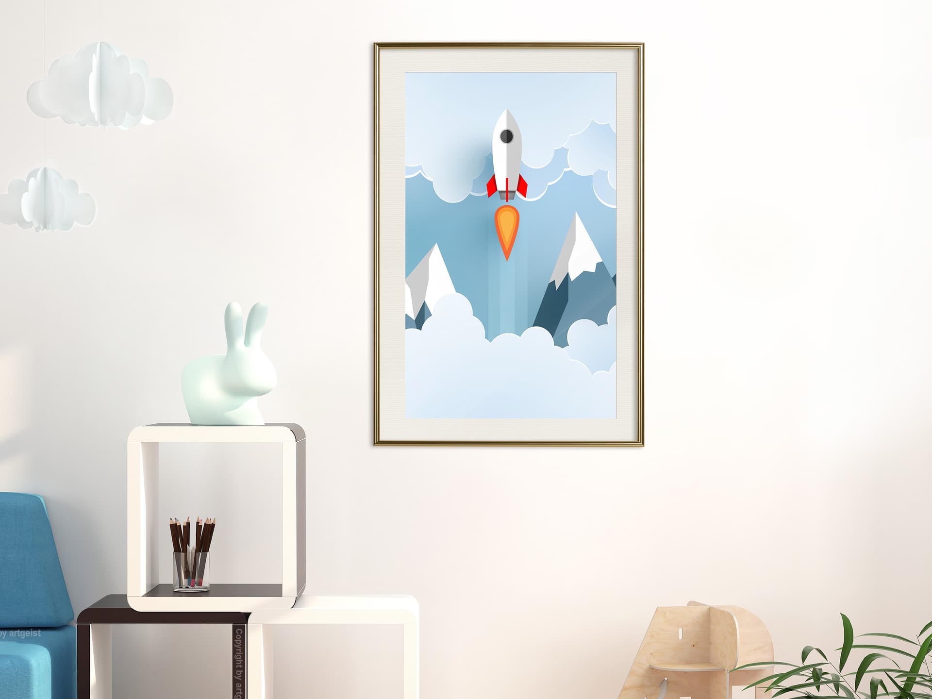 

Plakat - Pa Pa Ziemio! (rozmiar 20x30, wykończenie Rama złota z passe-partout)