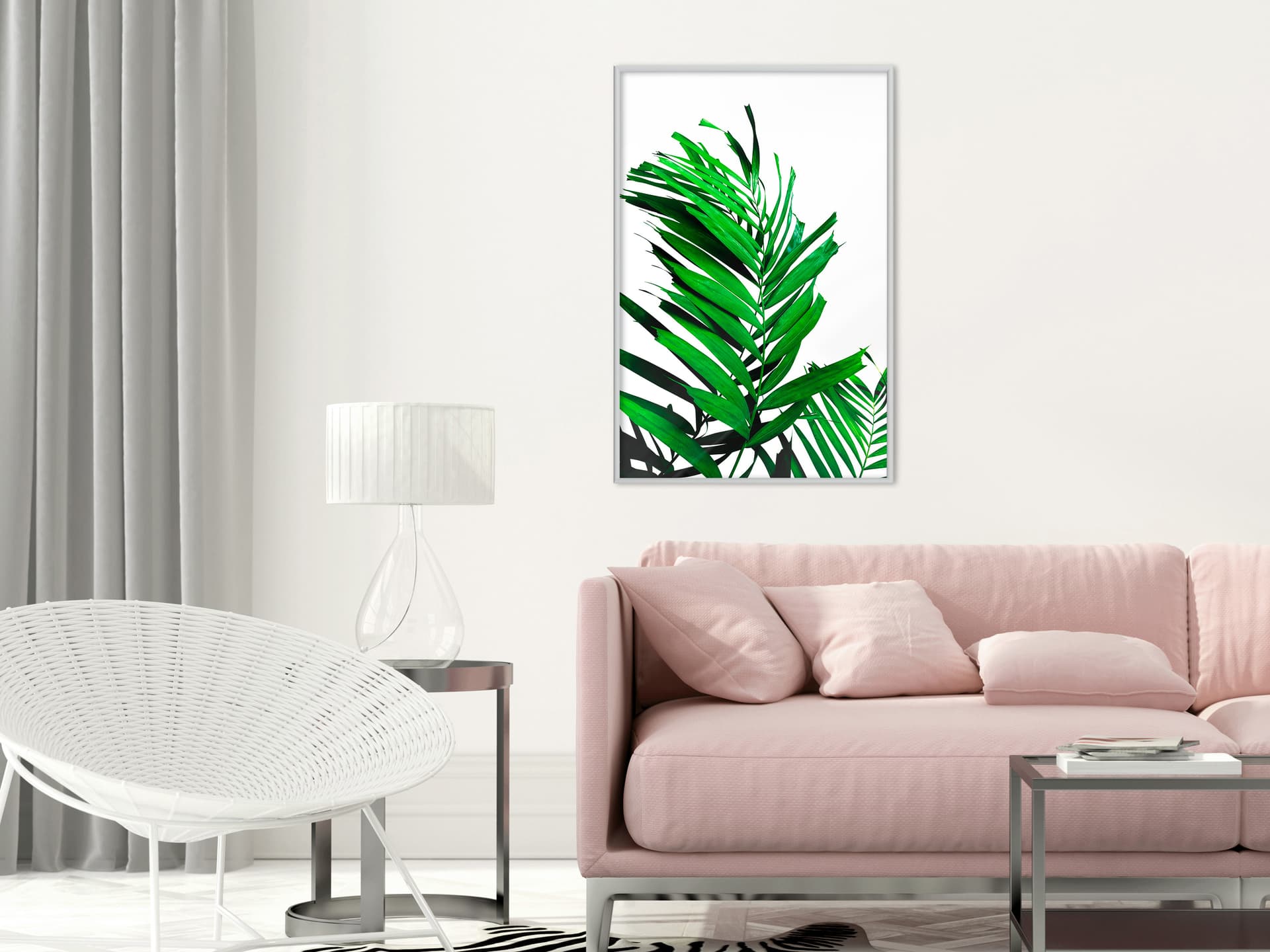 

Plakat - Szmaragdowa palma (rozmiar 30x45, wykończenie Rama biała)
