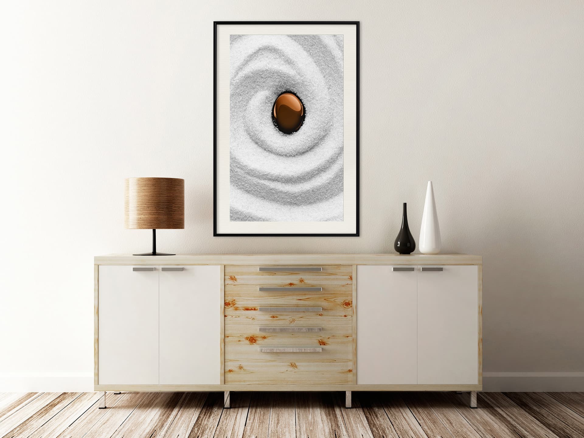 

Plakat - Sekitei (rozmiar 20x30, wykończenie Rama czarna z passe-partout)