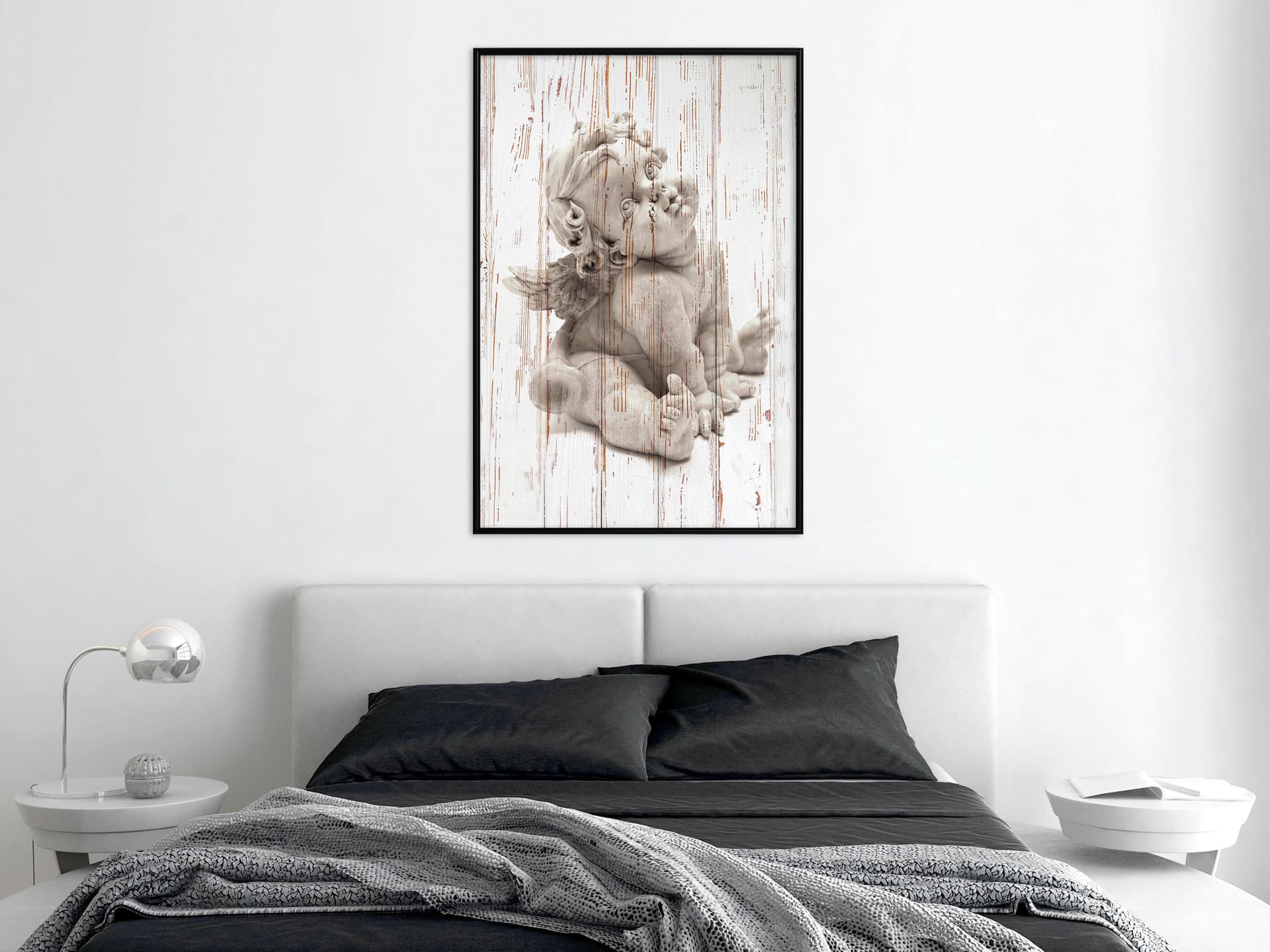 

Plakat - Skrzydlate dzieciątko (rozmiar 20x30, wykończenie Rama czarna)