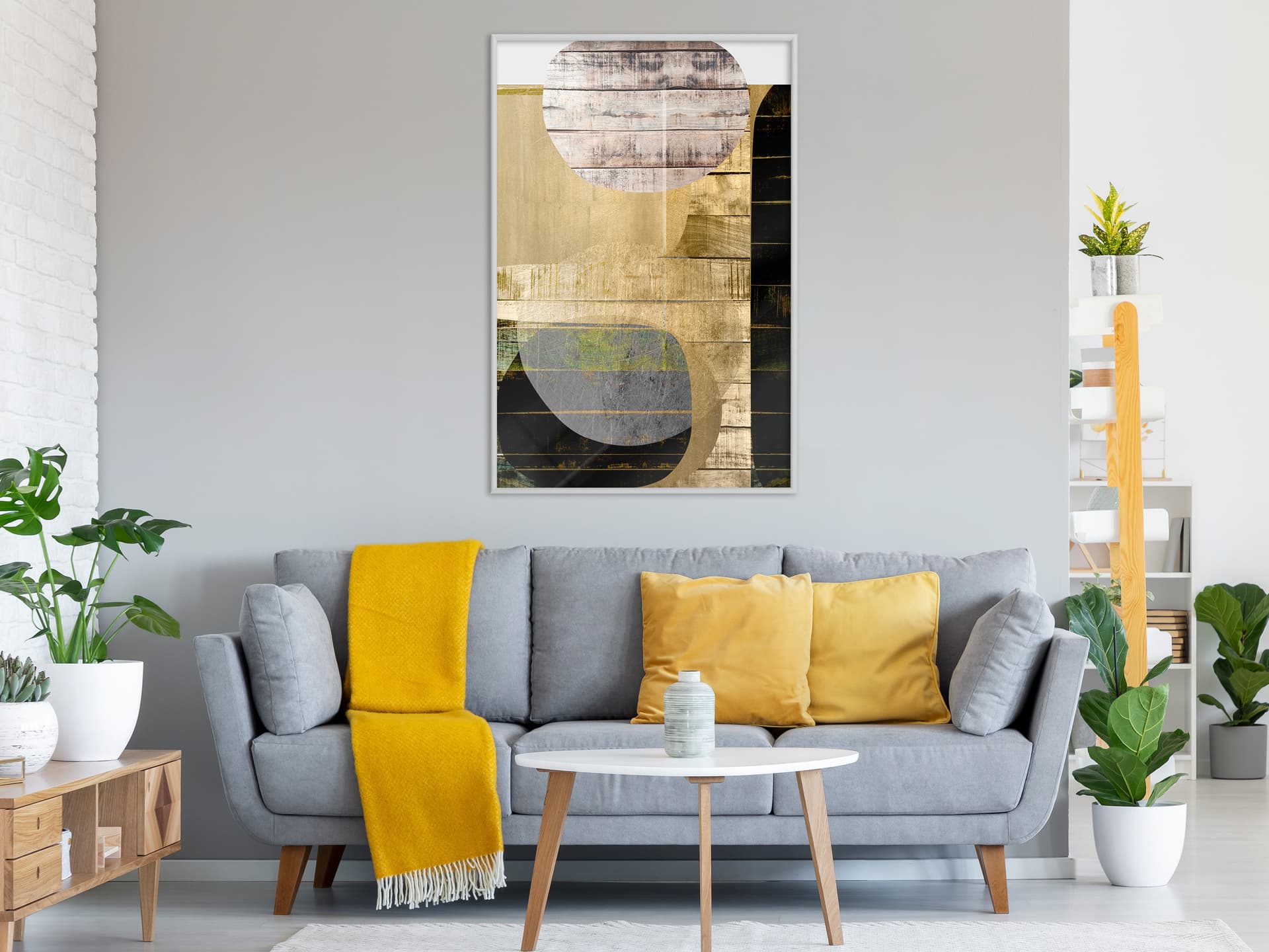 

Plakat - Słoneczny salon (rozmiar 20x30, wykończenie Rama biała)