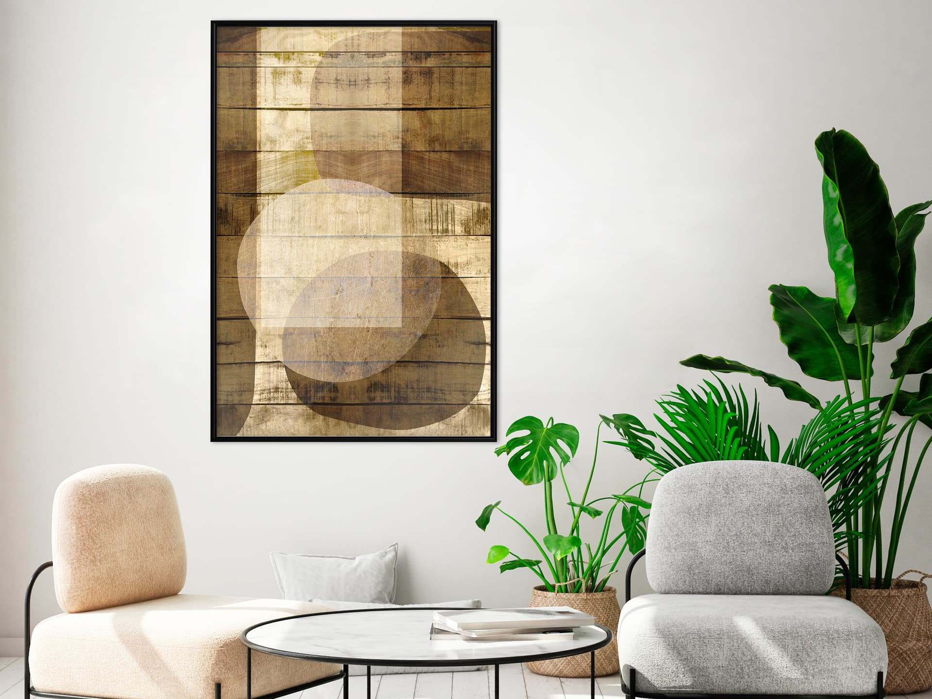 

Plakat - Rozświetlona przestrzeń (rozmiar 30x45, wykończenie Rama czarna)