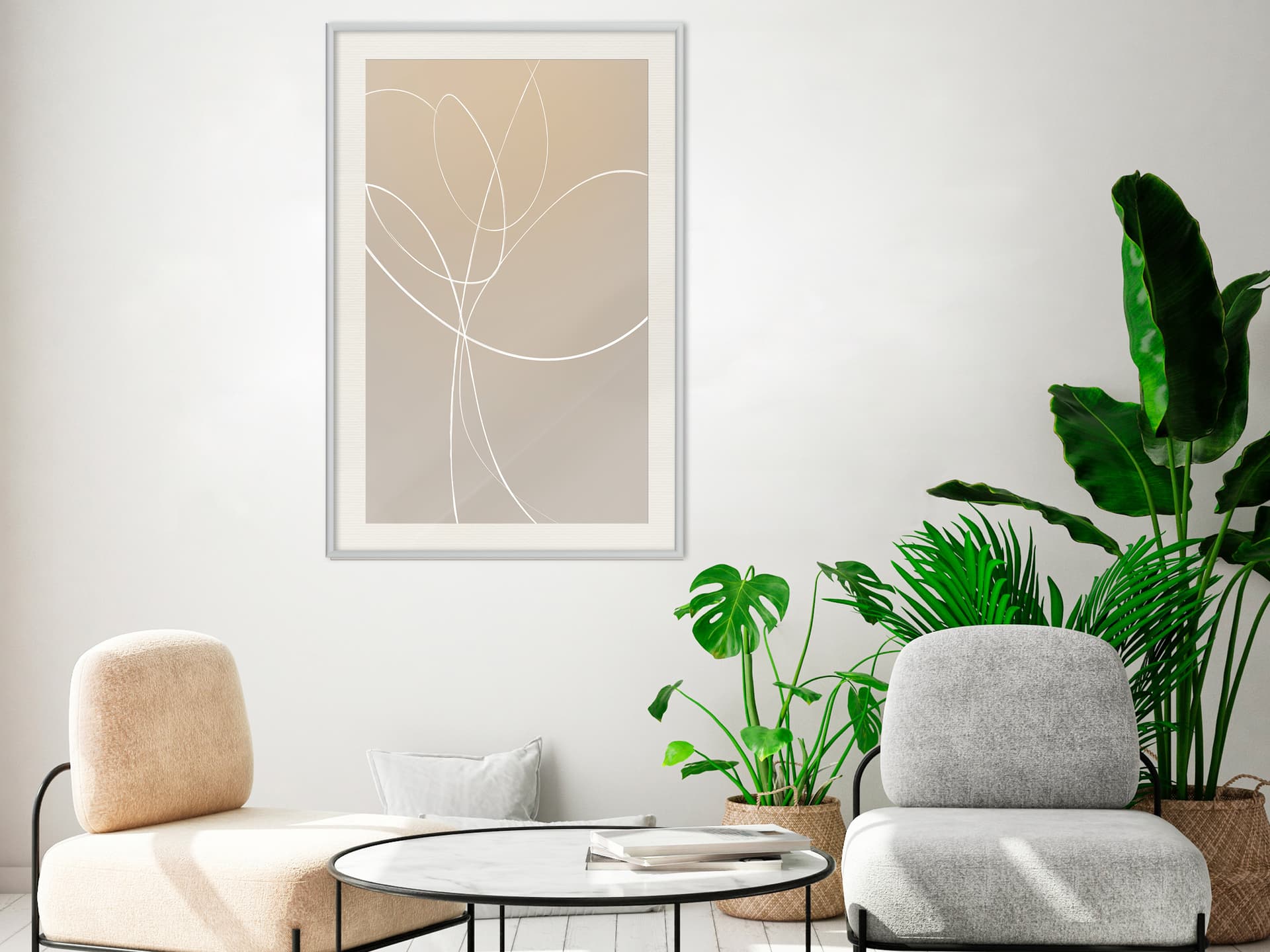

Plakat - Biały tulipan (rozmiar 30x45, wykończenie Rama biała z passe-partout)