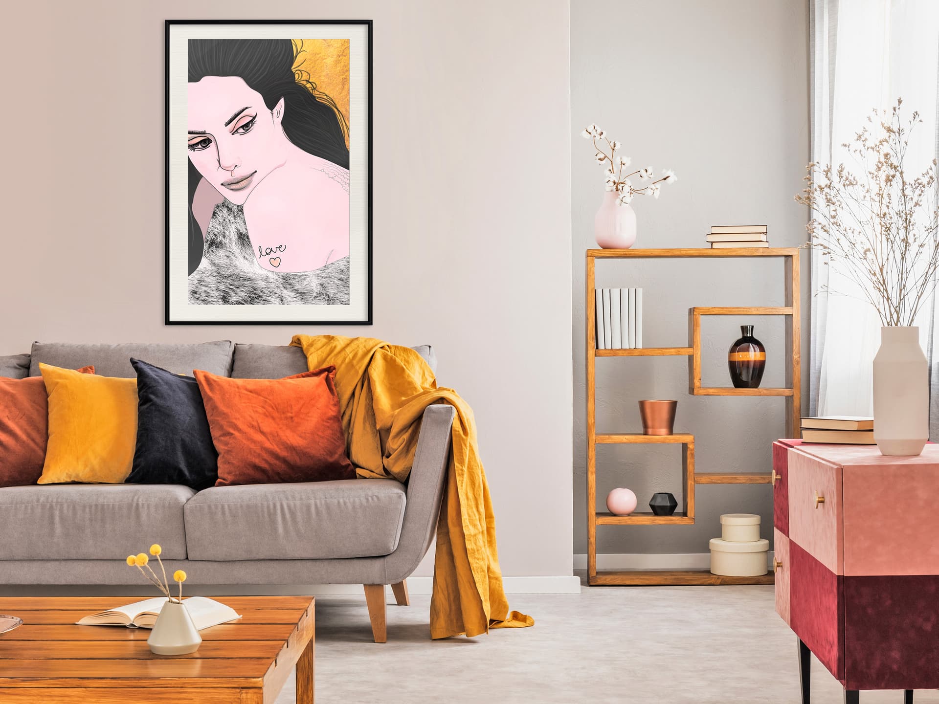 

Plakat - Miłosny tatuaż (rozmiar 20x30, wykończenie Rama czarna z passe-partout)