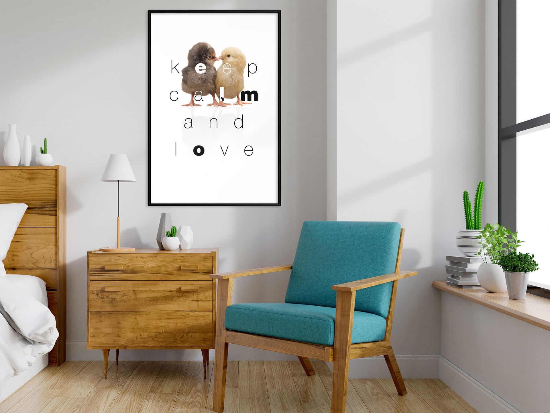 

Plakat - Urocze pisklęta (rozmiar 30x45, wykończenie Rama czarna)