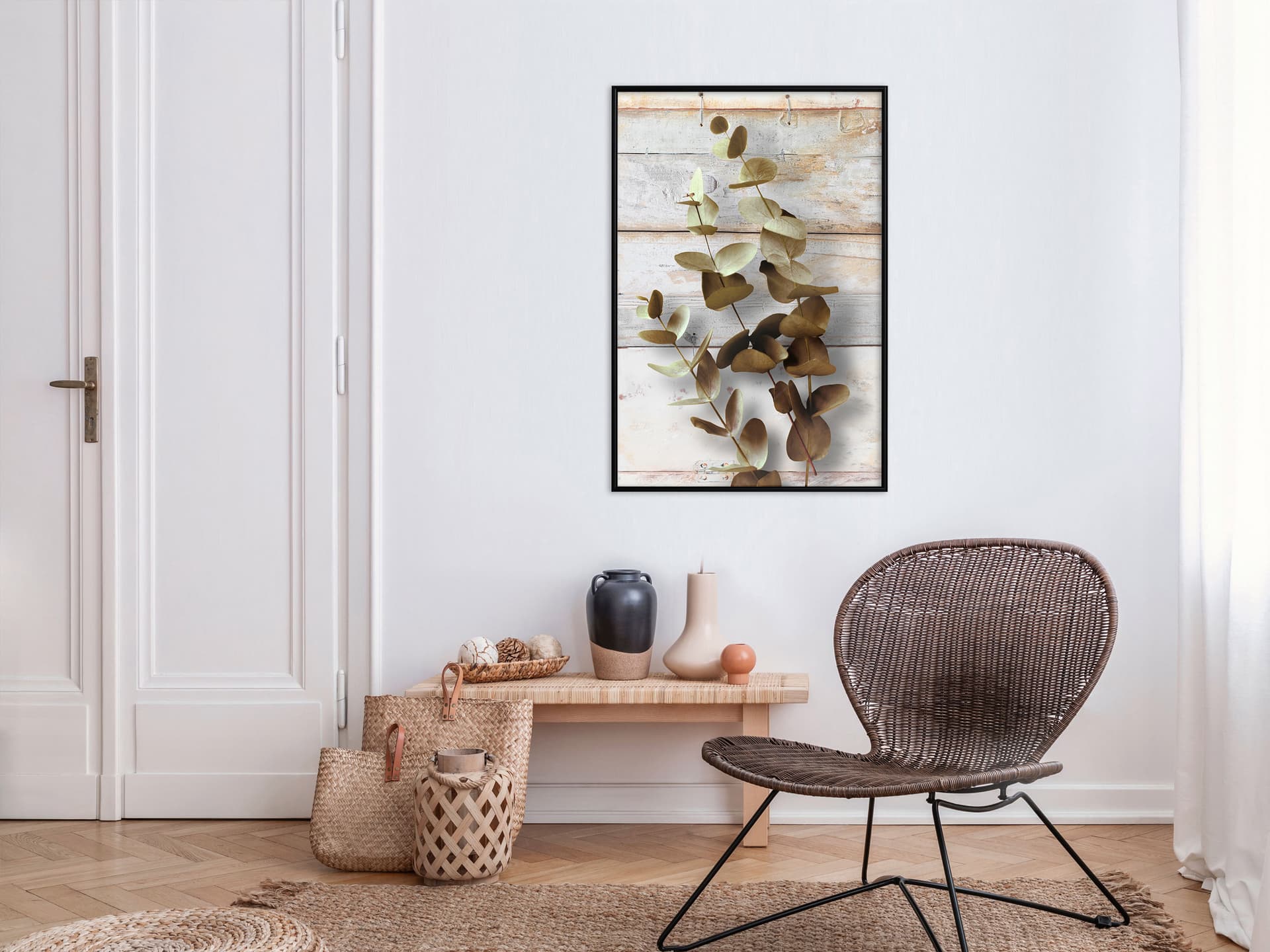

Plakat - Ozdobne gałązki (rozmiar 20x30, wykończenie Rama czarna)