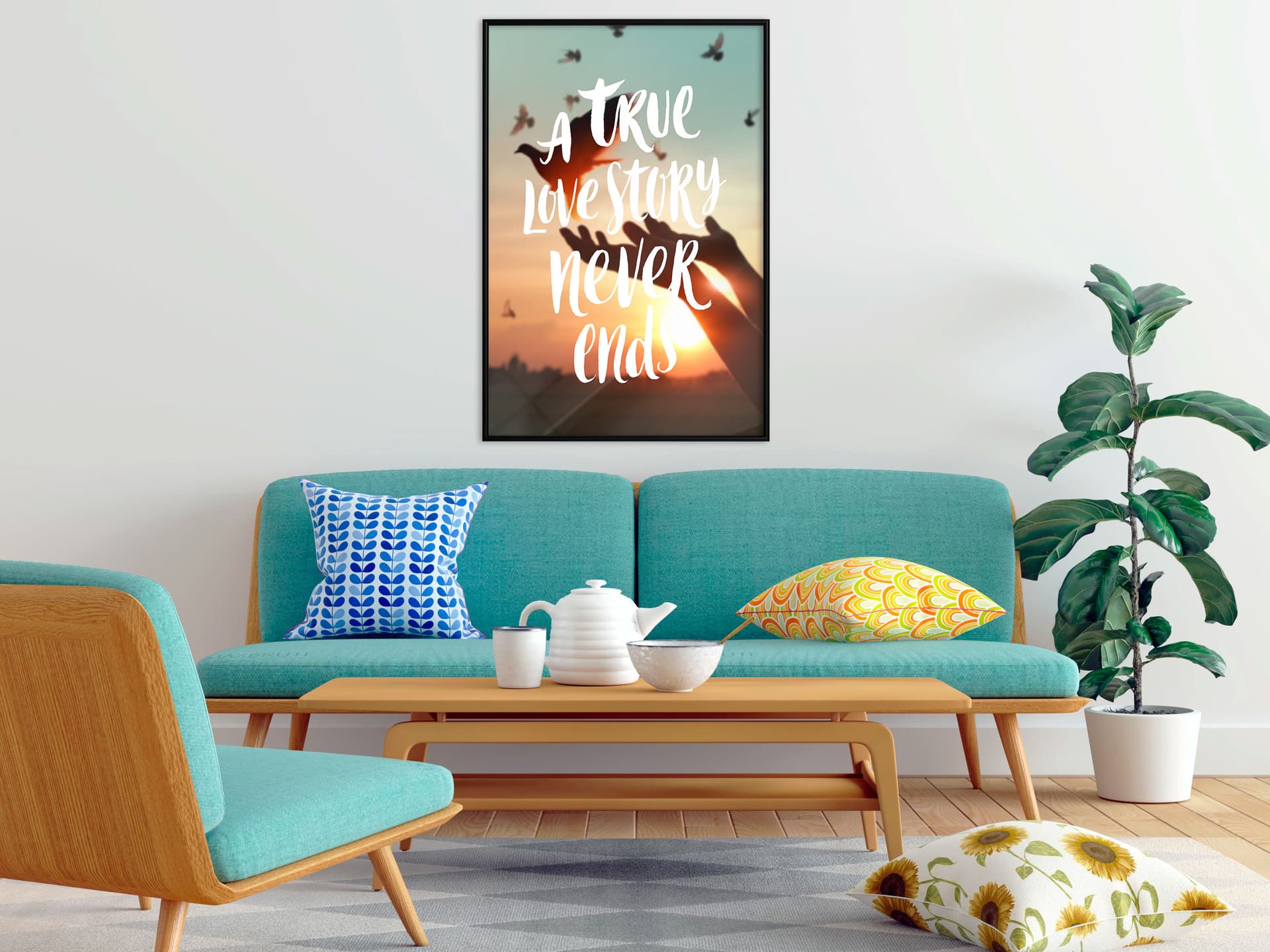 

Plakat - Historia miłosna (rozmiar 40x60, wykończenie Rama czarna)