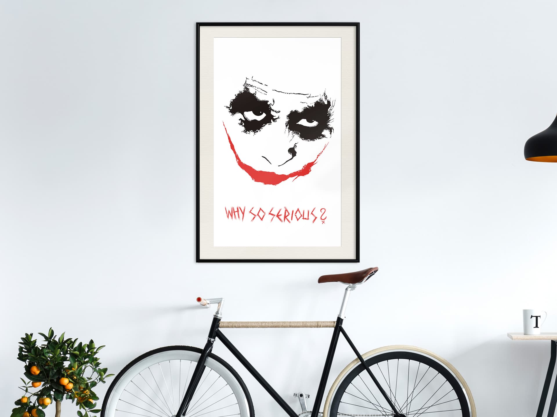 

Plakat - Czarny charakter (rozmiar 40x60, wykończenie Rama czarna z passe-partout)