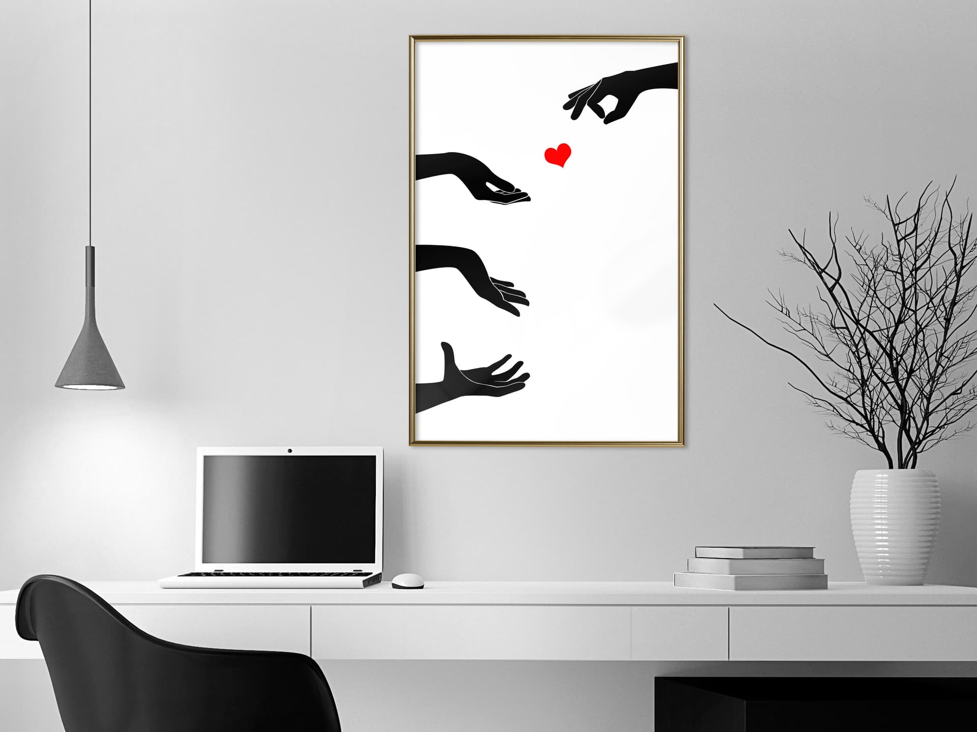 

Plakat - Zabawa miłością (rozmiar 30x45, wykończenie Rama złota)