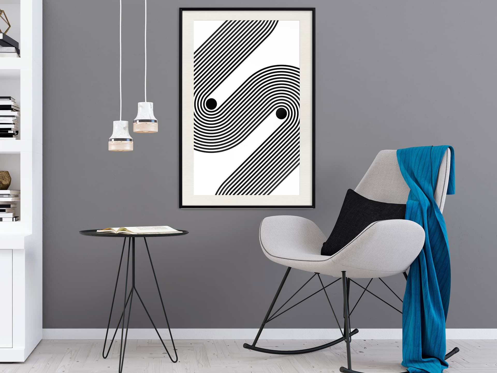 

Plakat - Rozdzieleni (rozmiar 20x30, wykończenie Rama czarna z passe-partout)