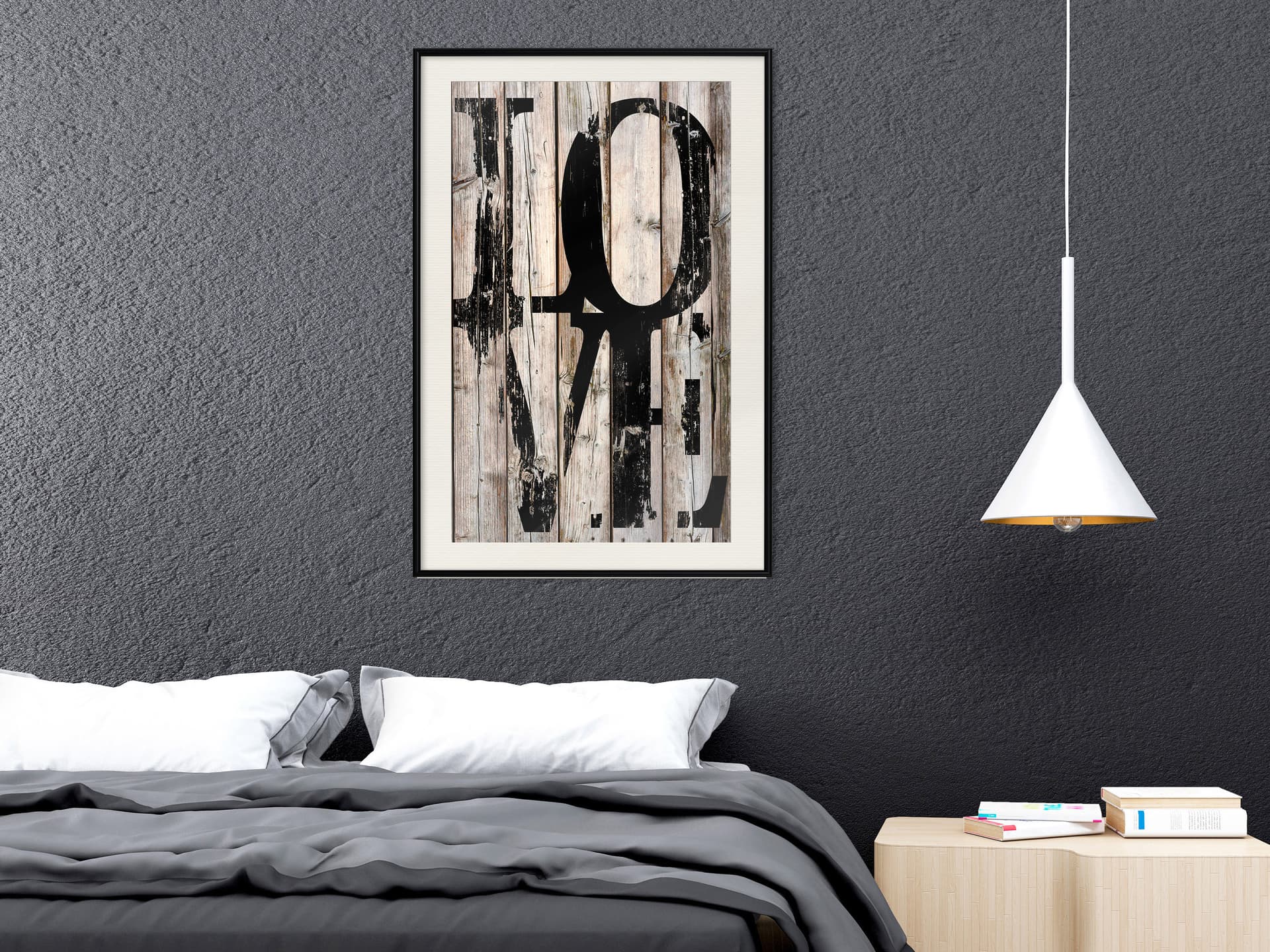 

Plakat - Vintage: Miłość (rozmiar 20x30, wykończenie Rama czarna z passe-partout)