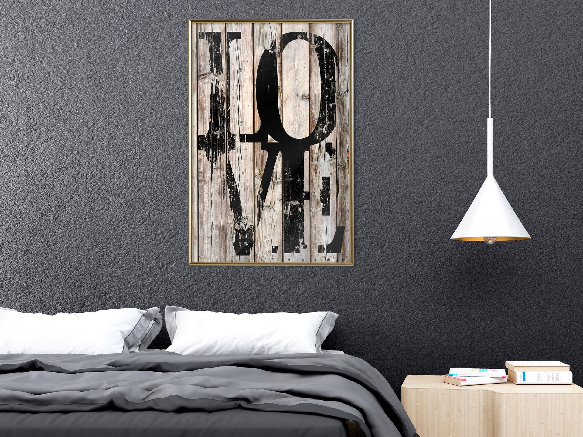 

Plakat - Vintage: Miłość (rozmiar 30x45, wykończenie Rama złota)