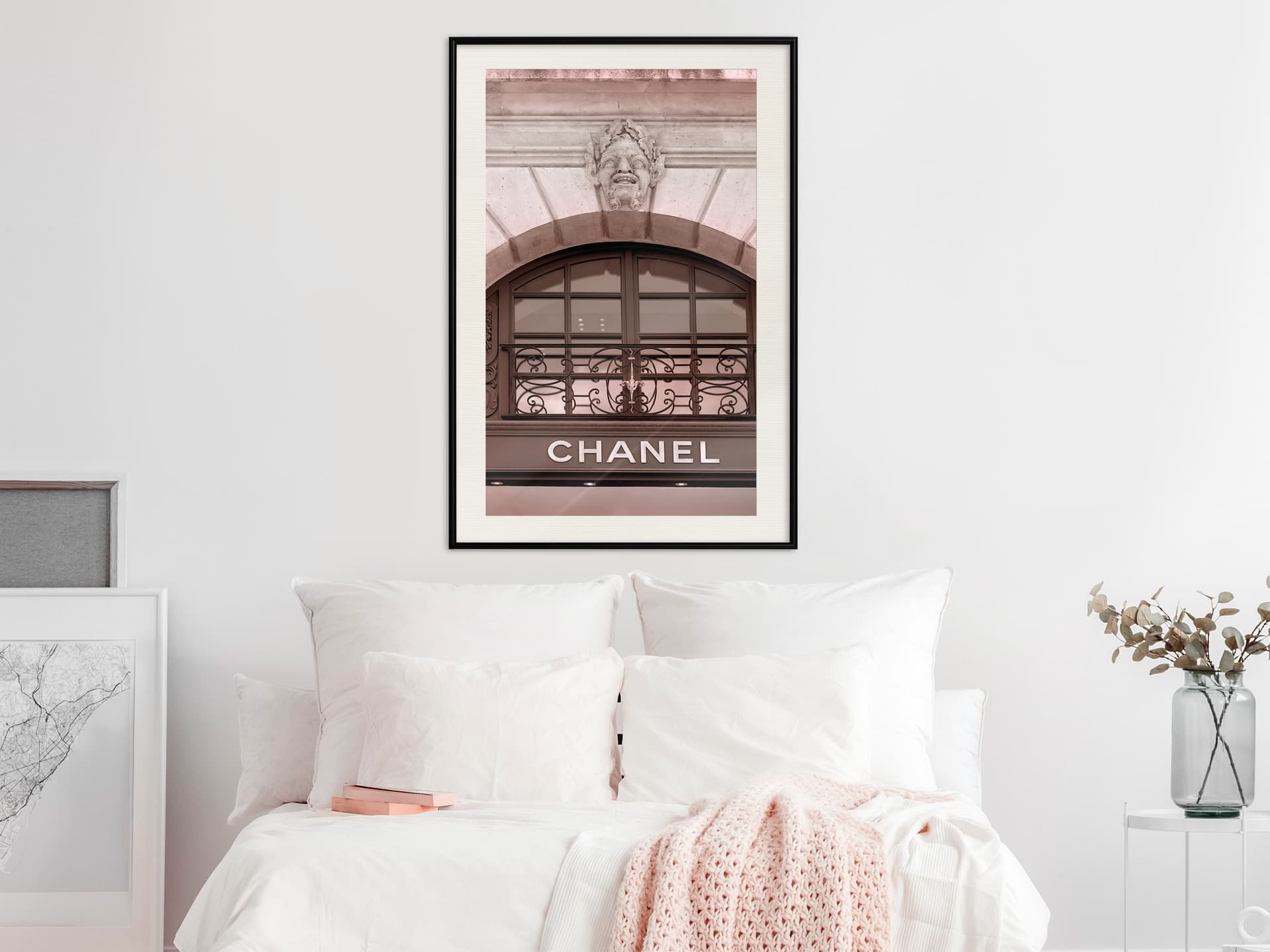 

Plakat - Chanel (rozmiar 20x30, wykończenie Rama czarna z passe-partout)