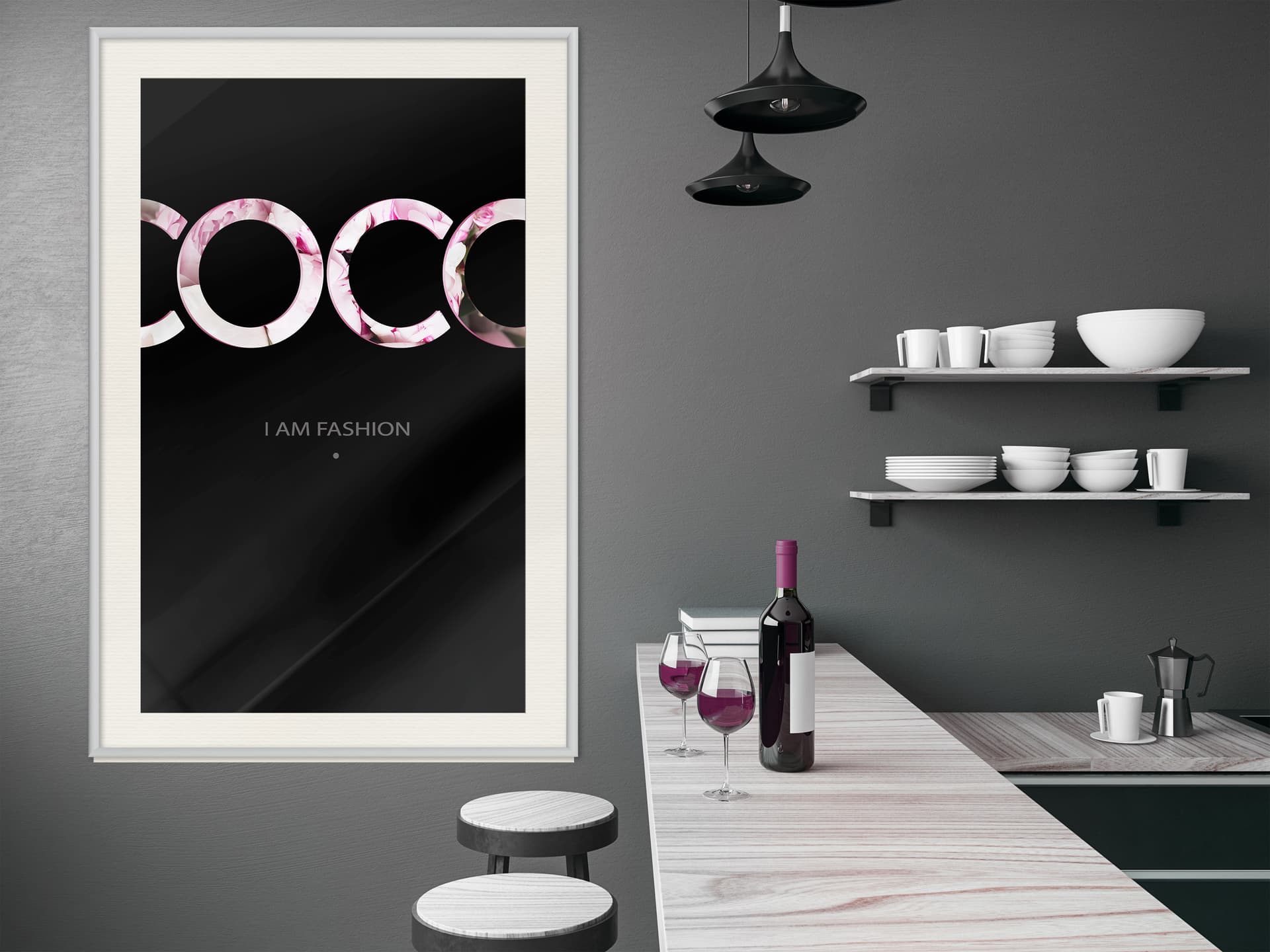 

Plakat - Coco (rozmiar 20x30, wykończenie Rama biała z passe-partout)