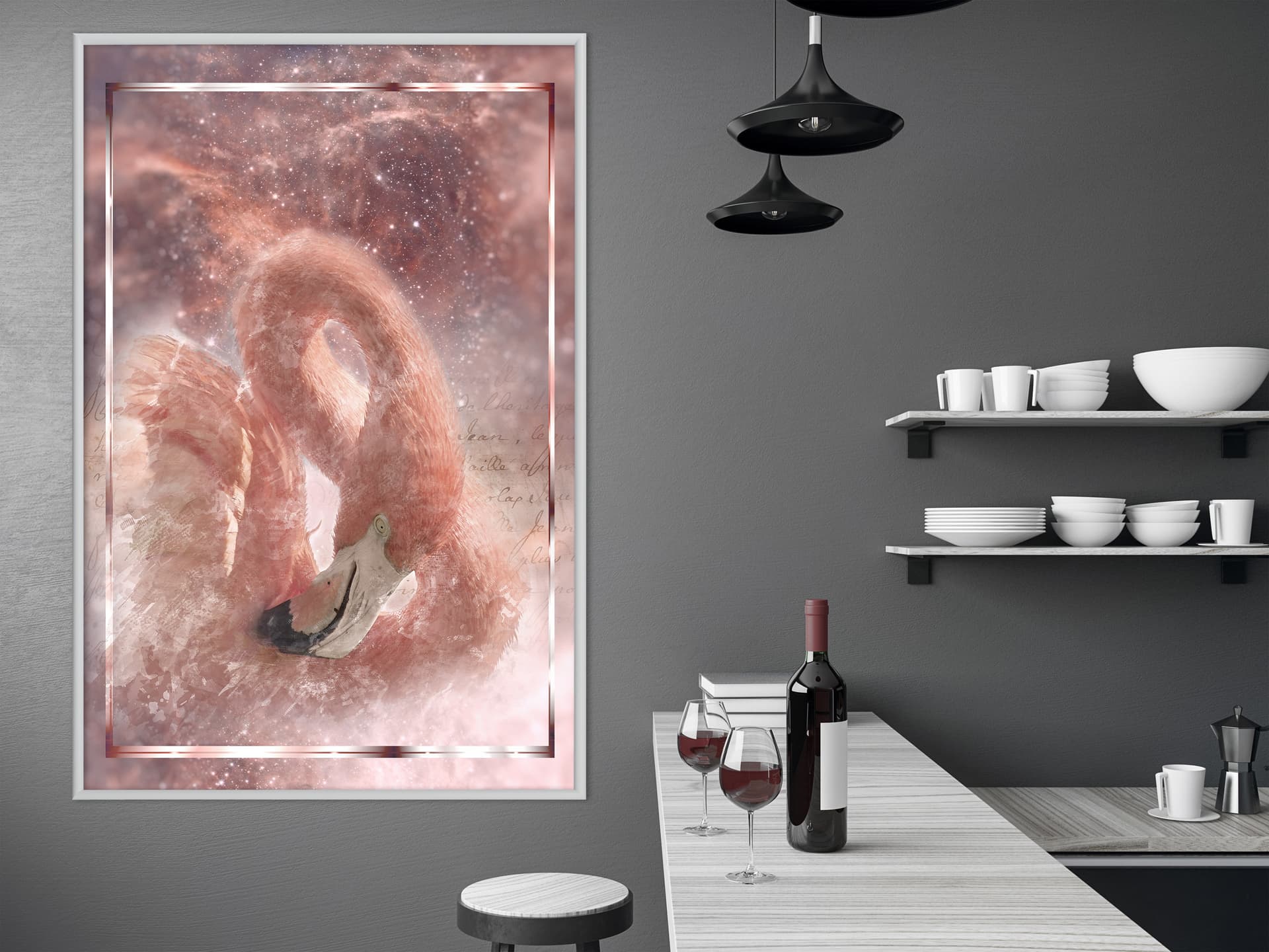 

Plakat - Gwiezdny ptak (rozmiar 40x60, wykończenie Rama biała)