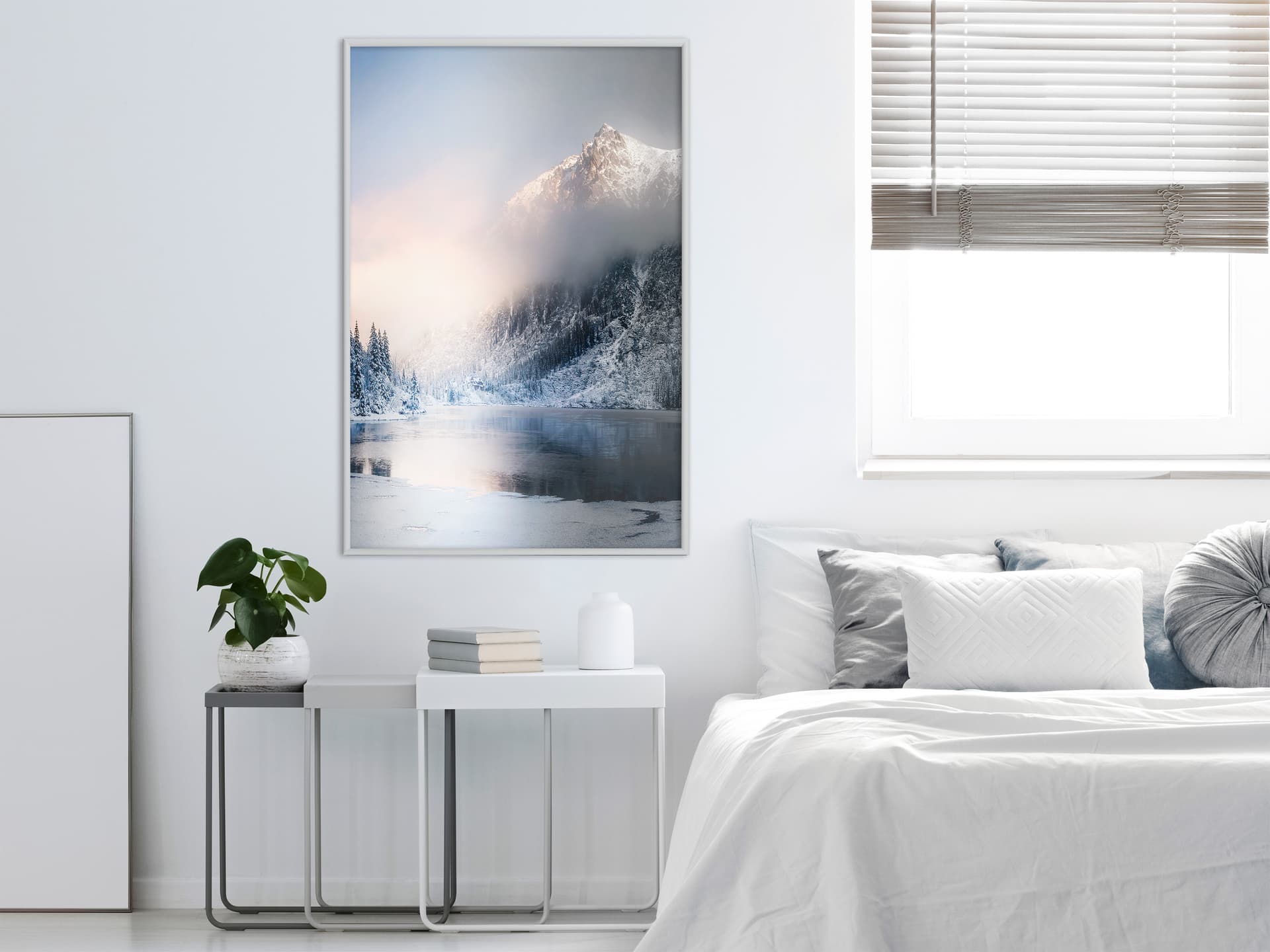 

Plakat - Zima w górach (rozmiar 20x30, wykończenie Rama biała)