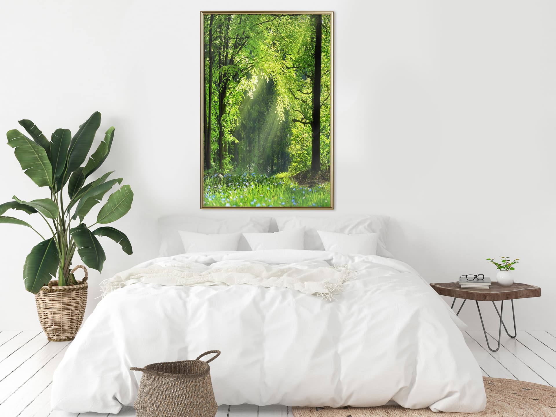 

Plakat - Leśna ścieżka (rozmiar 40x60, wykończenie Rama złota)