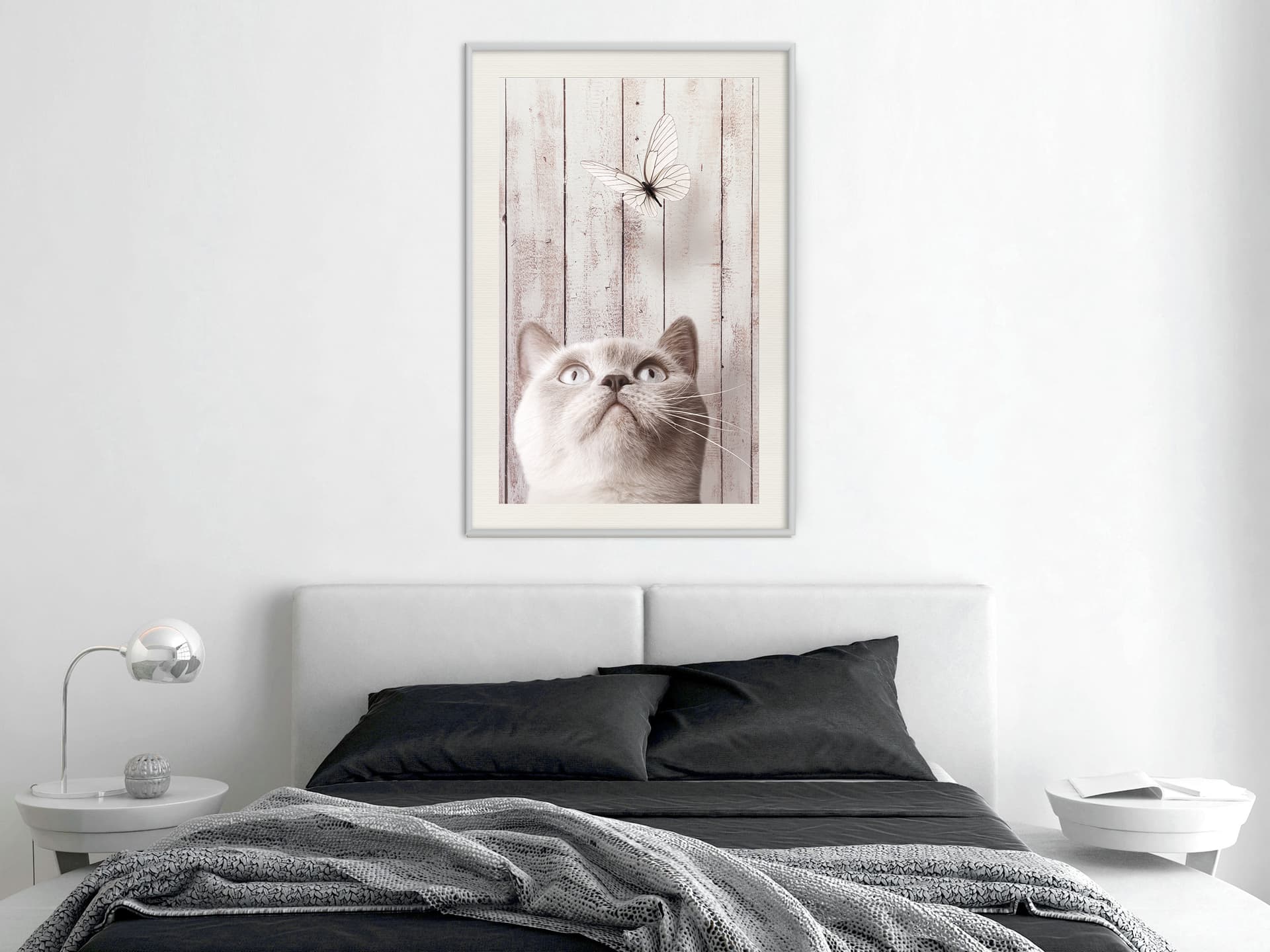 

Plakat - Przenikliwe spojrzenie (rozmiar 30x45, wykończenie Rama biała z passe-partout)