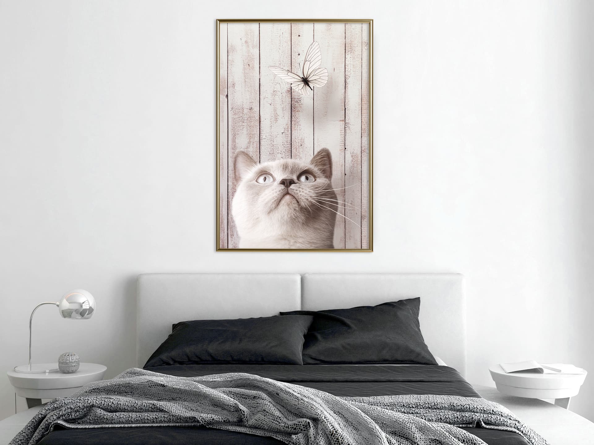 

Plakat - Przenikliwe spojrzenie (rozmiar 30x45, wykończenie Rama złota)