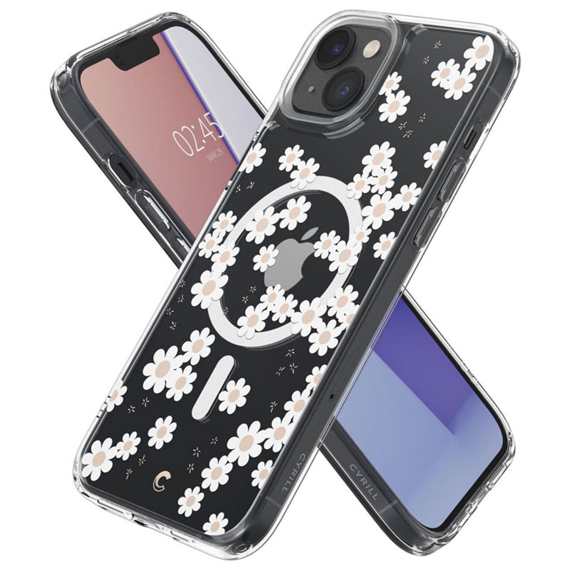 

Spigen Cyrill Cecile MagSafe - Etui do Apple iPhone 14 (White Daisy)