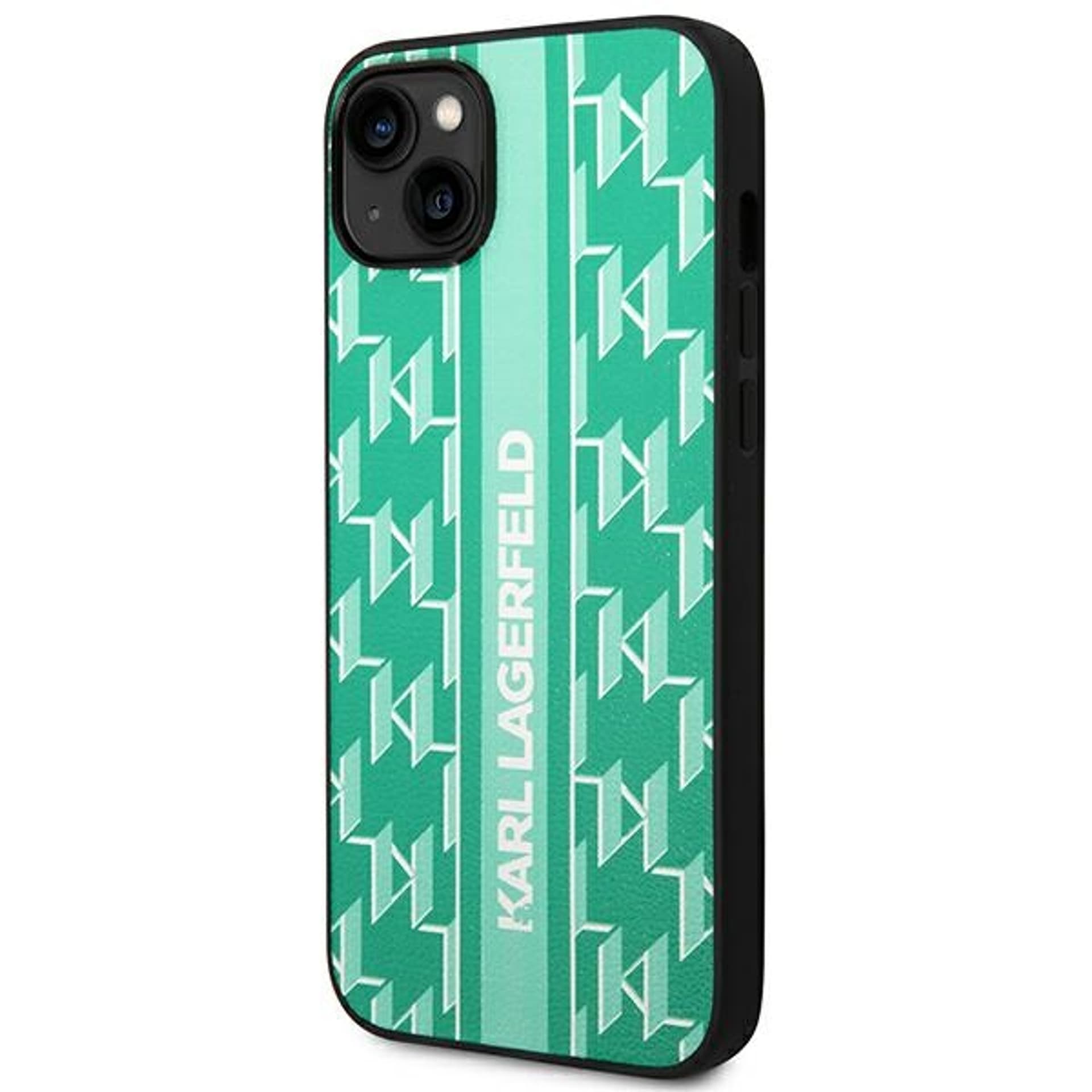 

Karl Lagerfeld KLHCP14SPGKLSKN iPhone 14 6,1" hardcase zielony/green Monogram Stripe