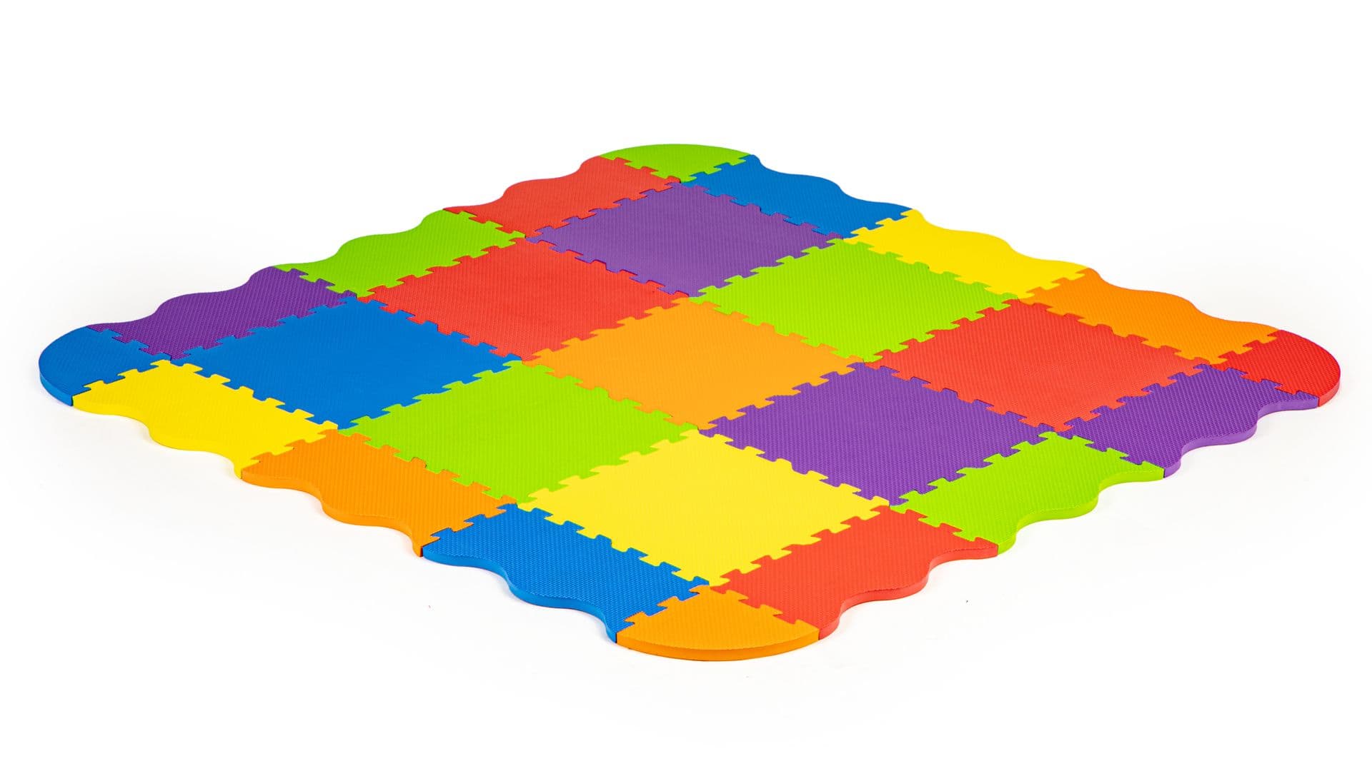 

Mata piankowa EVA dla dzieci z płotkiem 91x91 cm 25 el. ECOTOYS