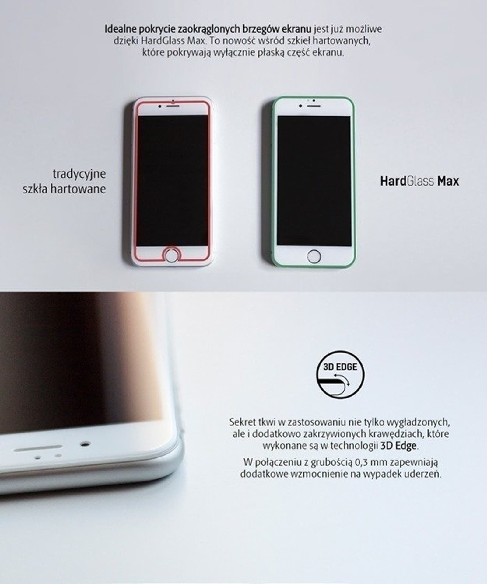 

3MK HARD GLASS MAX IPHONE X CZARNY