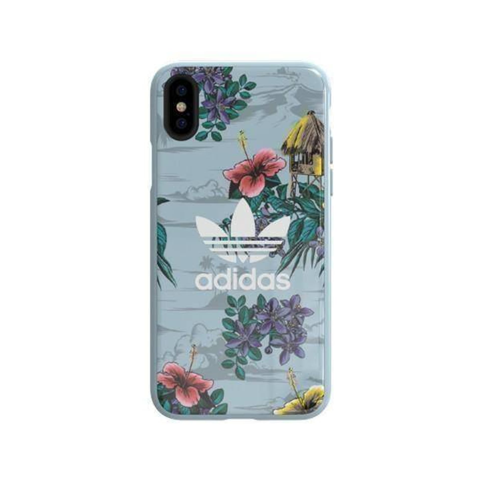 

Oryginalne Etui IPHONE X / XS Adidas OR Snap Case Floral szare